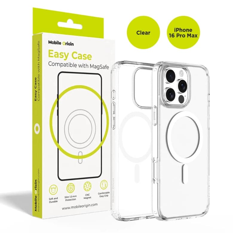 MagSafe kryt iPhone 16 Pro Max Mobile Origin Easy Hybrid - průhledný - náhled 5