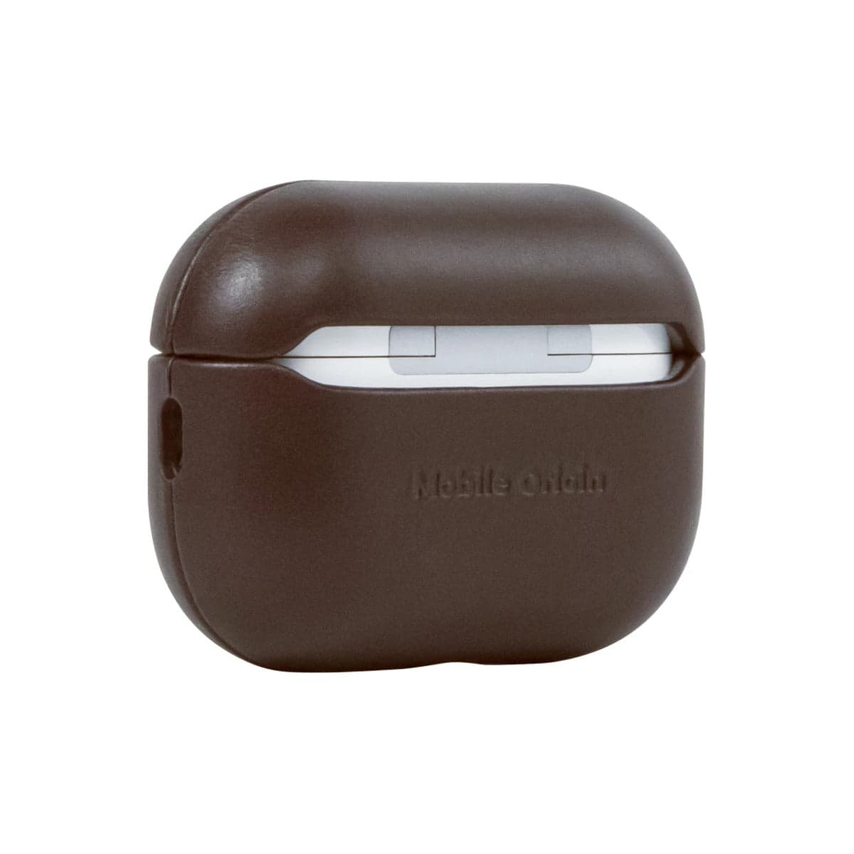 Kožené pouzdro pro AirPods Pro 2 Mobile Origin Leather Case - hnědé - náhled 2
