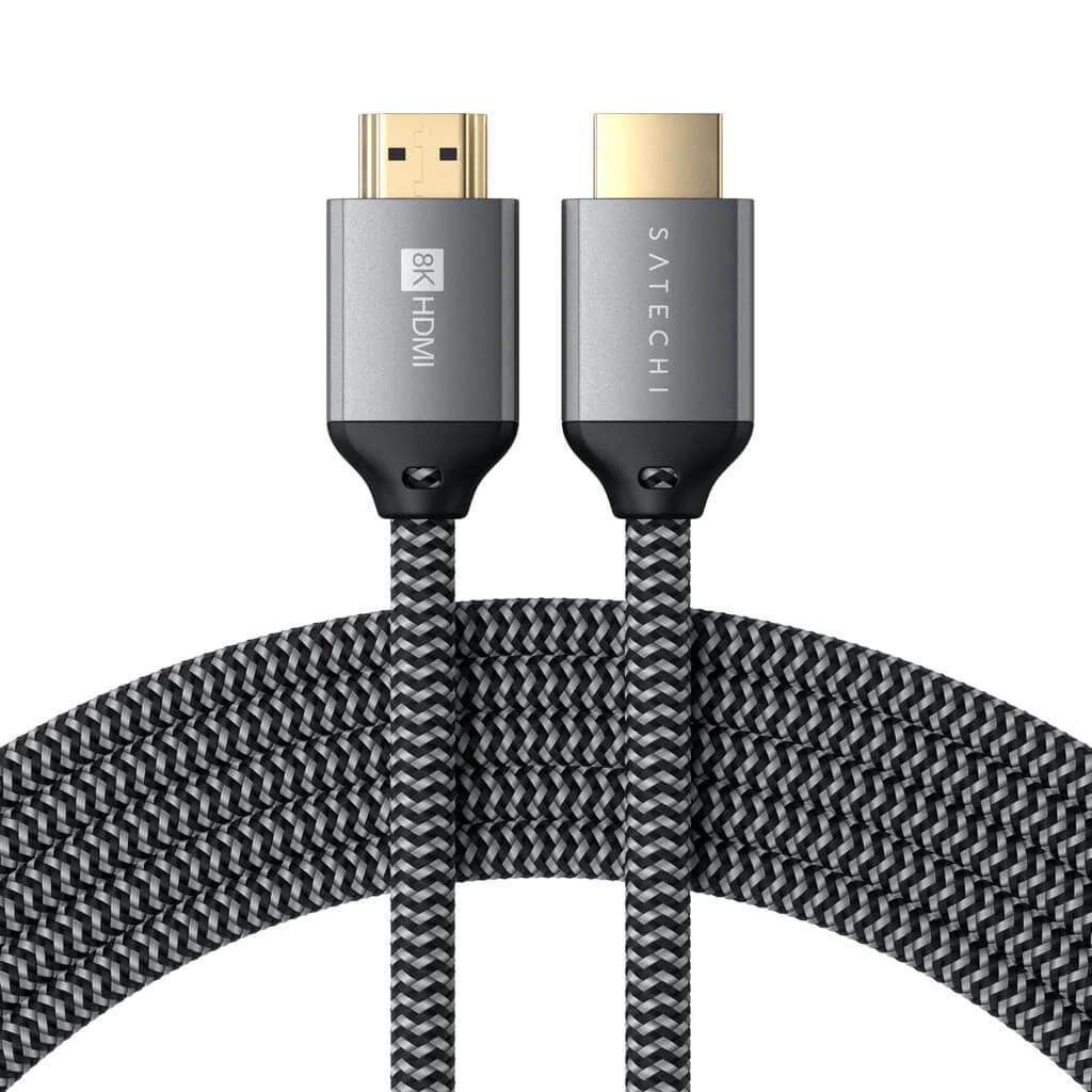 Opletený 2m kabel Satechi 8K Ultra HD High Speed HDMI - černý