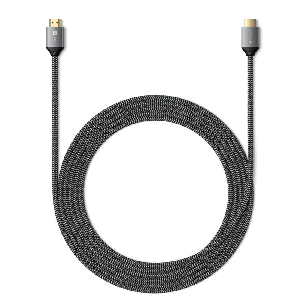 Opletený 2m kabel Satechi 8K Ultra HD High Speed HDMI - černý - náhled 2