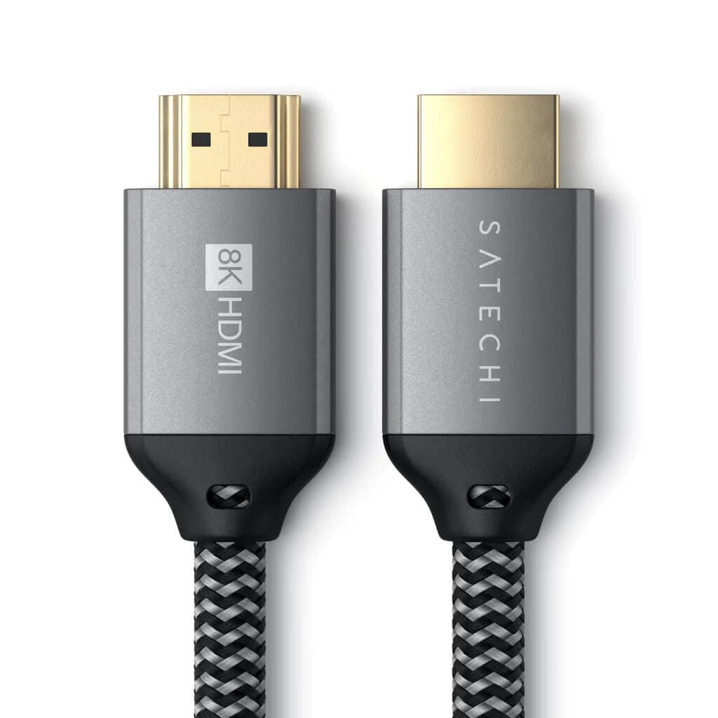 Opletený 2m kabel Satechi 8K Ultra HD High Speed HDMI - černý - náhled 3