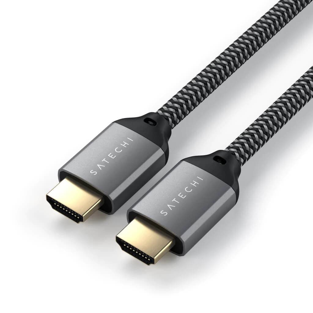 Opletený 2m kabel Satechi 8K Ultra HD High Speed HDMI - černý - náhled 4
