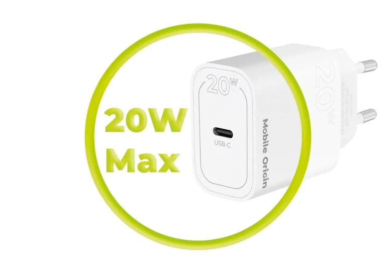 20W adaptér Mobile Origin PD20W Wall Charger MO11 USB-C - náhled 4