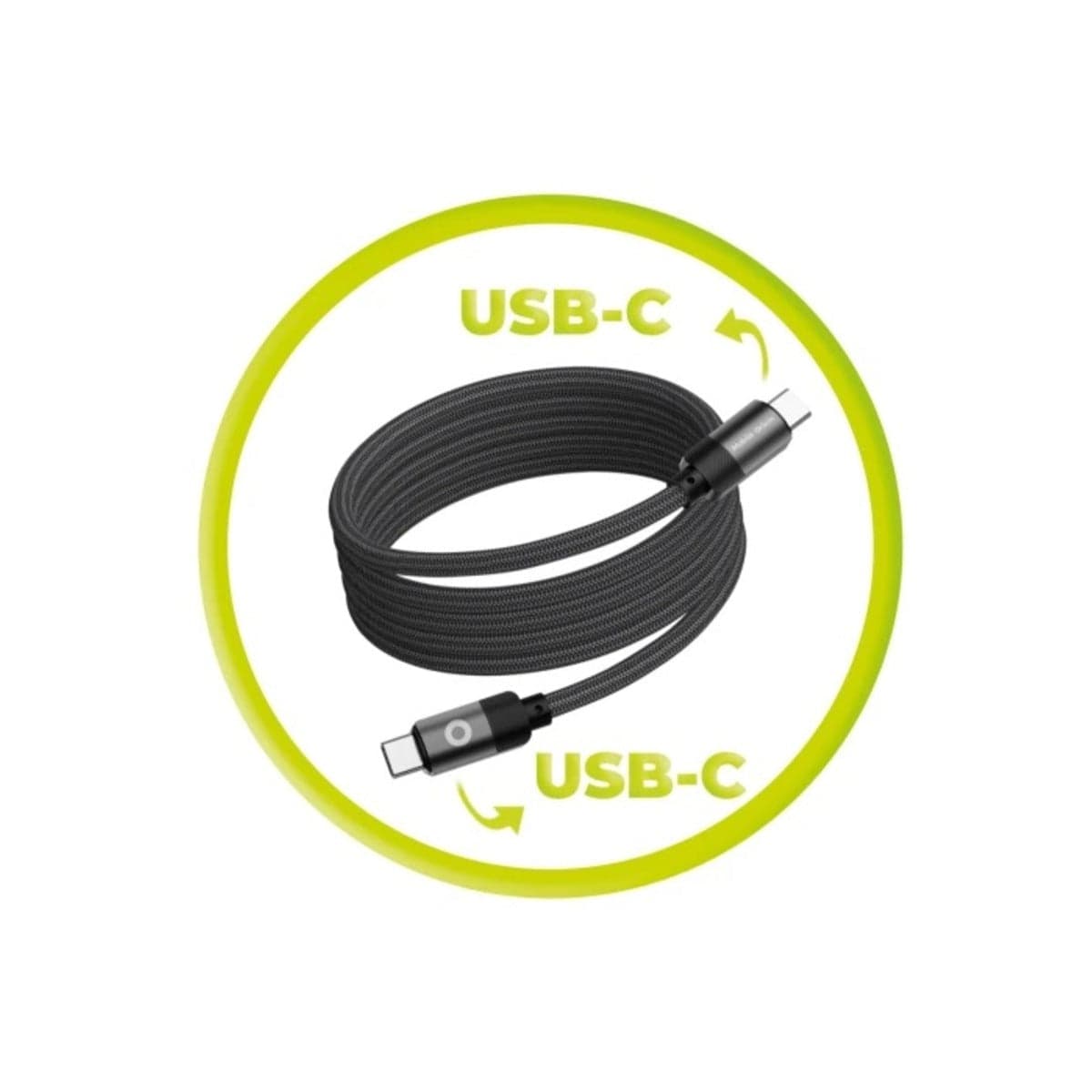 Magnetický 27W nabíjecí kabel Mobile Origin Original Cable USB-C / USB-C 1 m - černý - náhled 5