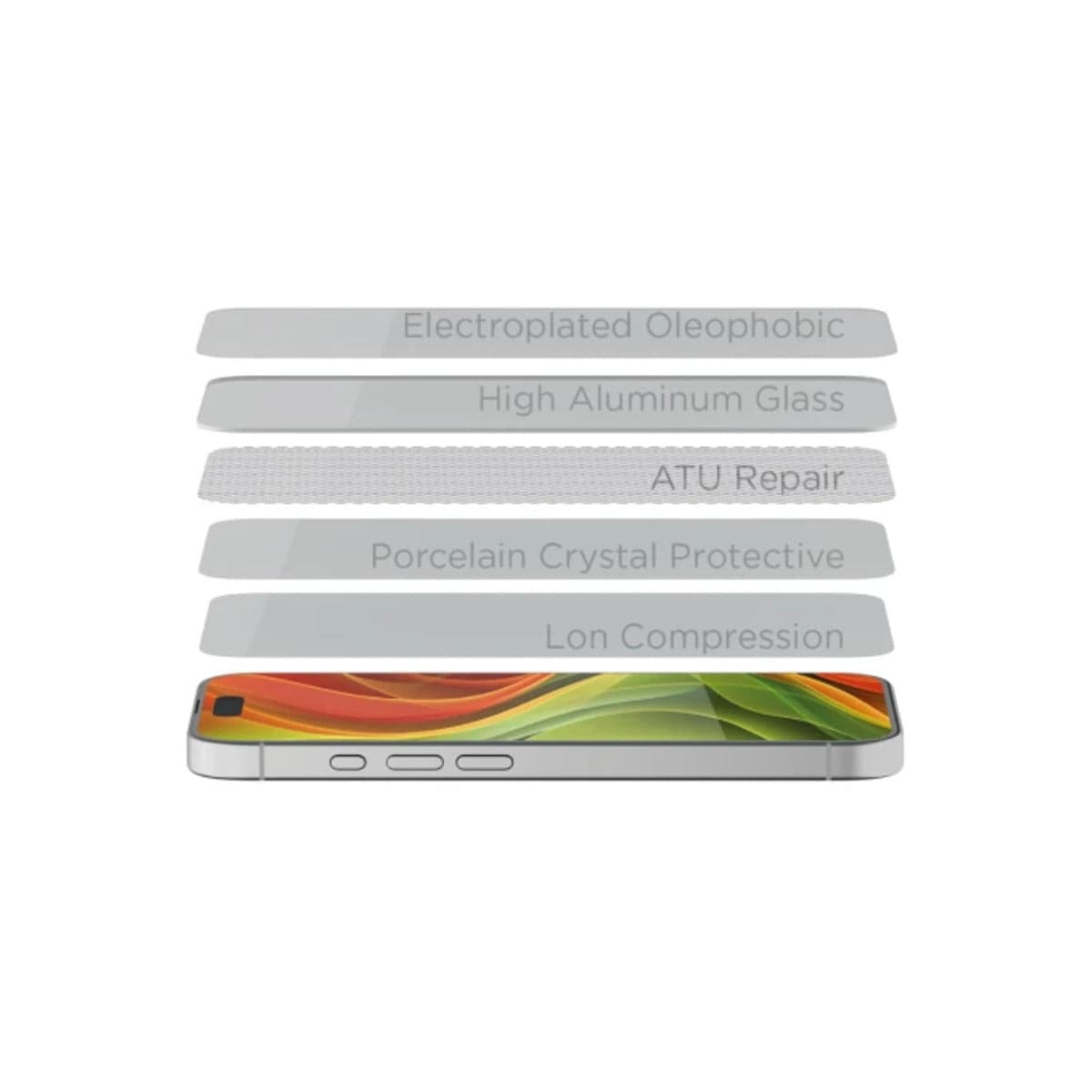 Ochranné sklo pro iPhone 14 Pro Max Mobile Origin Screen Guard Spare Glass - náhled 2