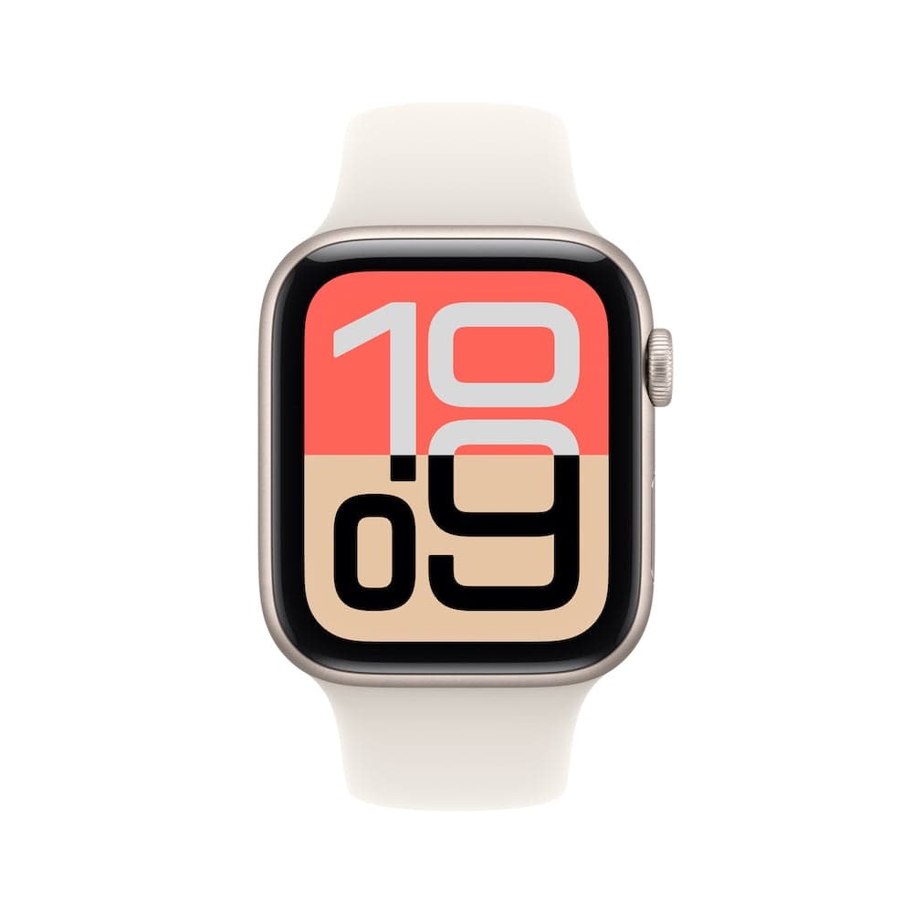 Apple Watch SE 3 GPS + Cellular 40mm hvězdně bílé hliníkové pouzdro s hvězdně bílým sportovním řemínkem - M/L - náhled 2