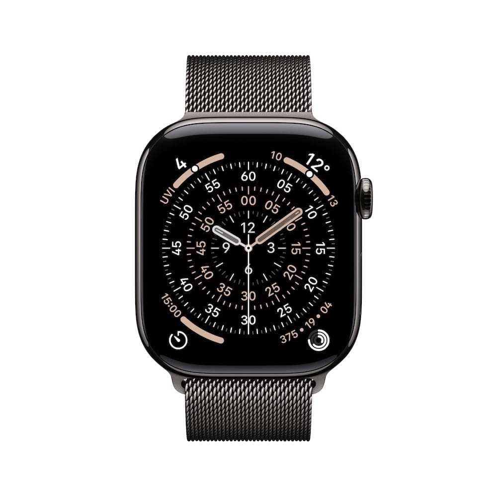 Apple Watch Series 11 GPS + Cellular 42mm břidlicově šedé titanové pouzdro s břidlicově šedým milánským tahem - náhled 2