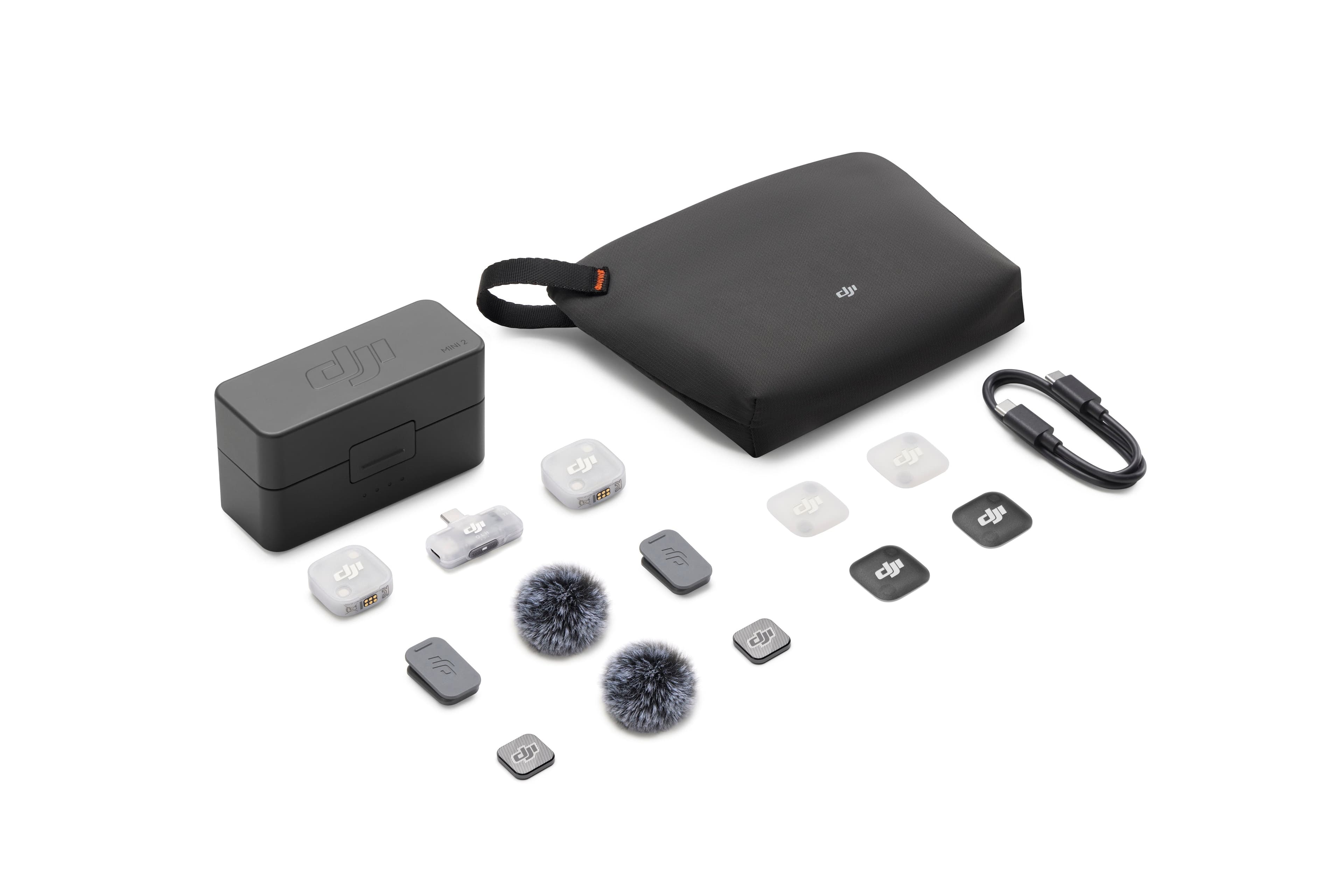Bezdrátový mikrofon DJI Mic Mini 2 s magnetickými kryty (2 TX + 1 Mobile RX + Charging Case) - náhled 3