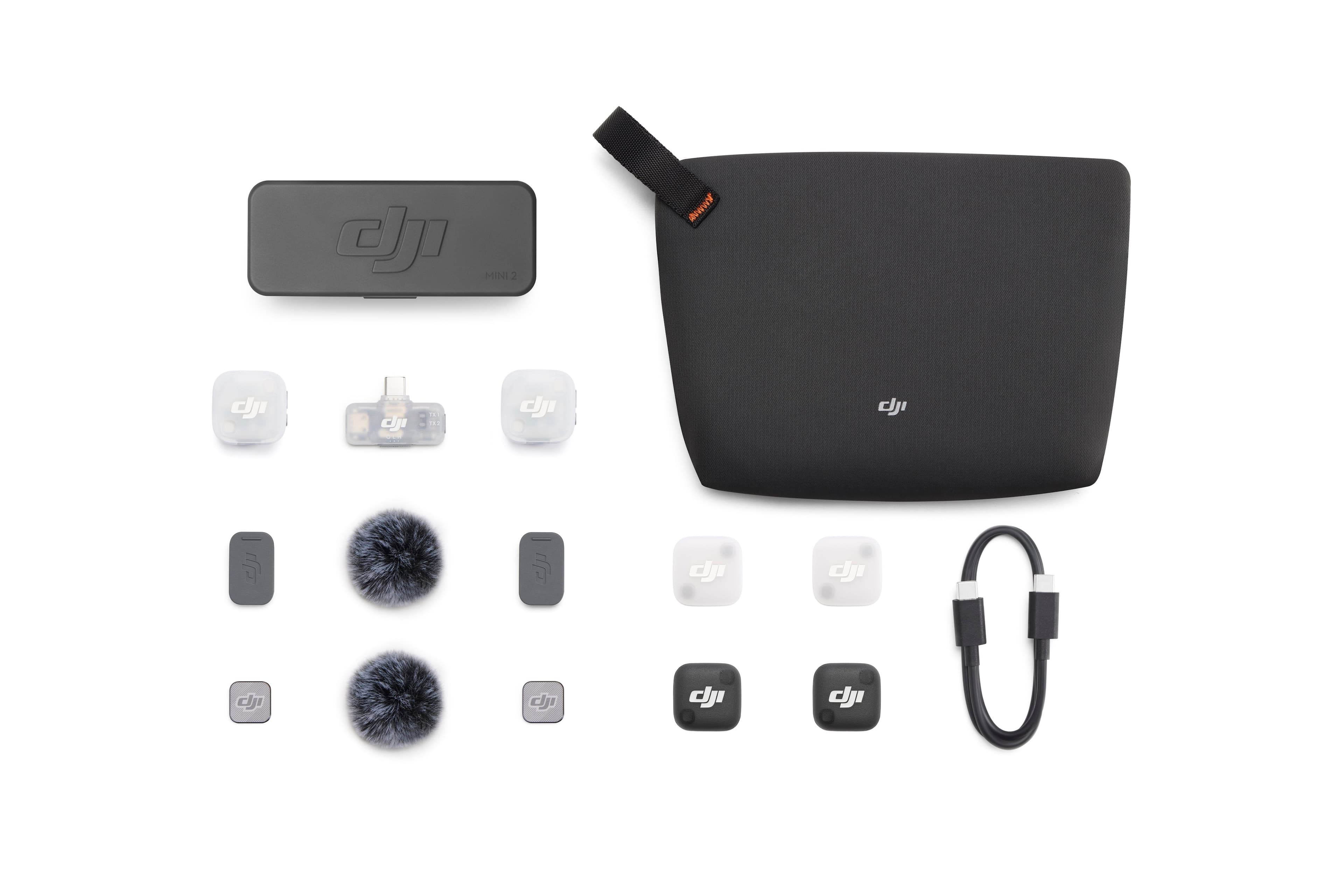 Bezdrátový mikrofon DJI Mic Mini 2 s magnetickými kryty (2 TX + 1 Mobile RX + Charging Case) - náhled 4
