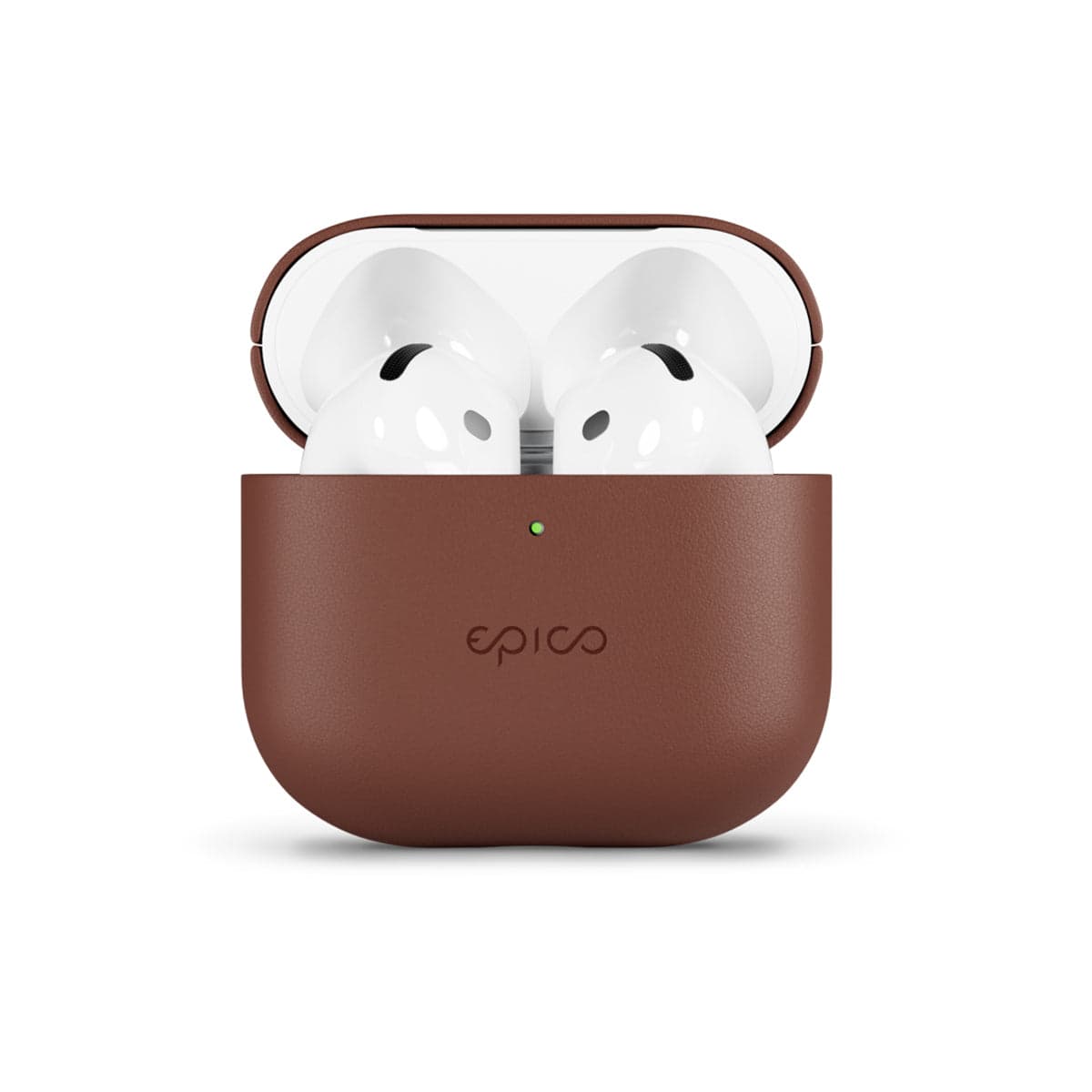 Kožené pouzdro pro AirPods Pro 3 Epico - hnědé - náhled 2