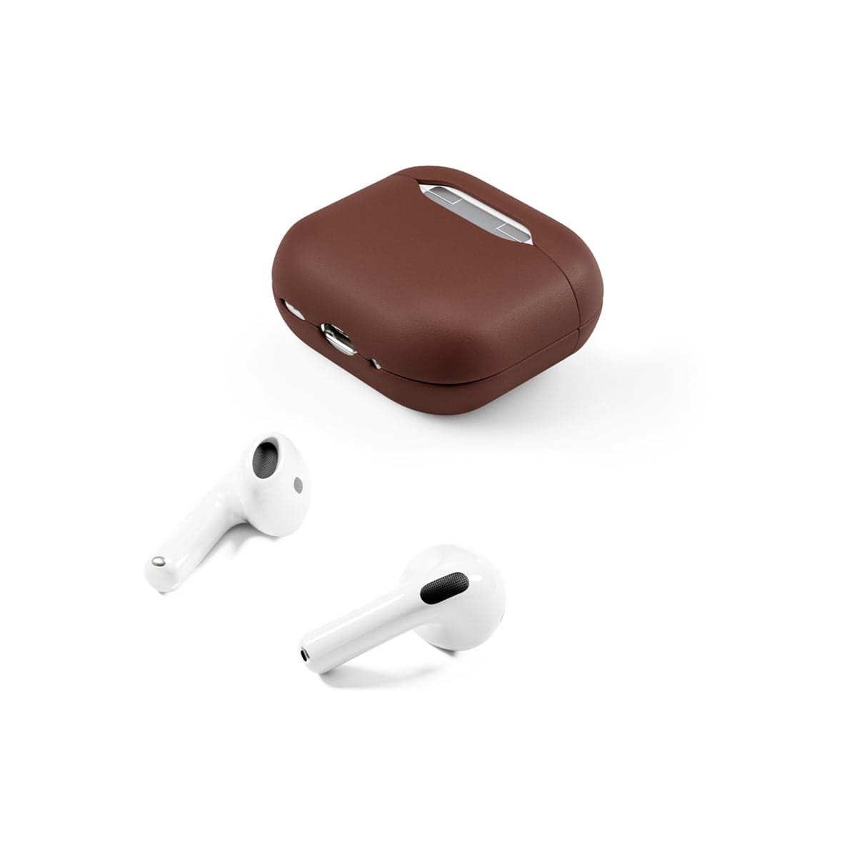 Kožené pouzdro pro AirPods Pro 3 Epico - hnědé - náhled 3