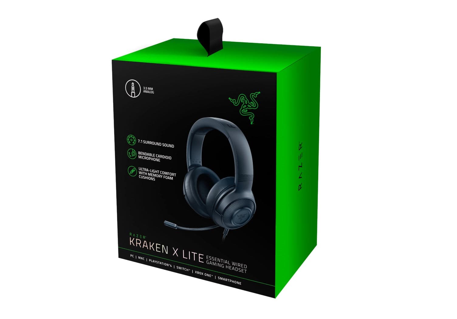 Herní sluchátka Razer Kraken X Lite - černá - náhled 5
