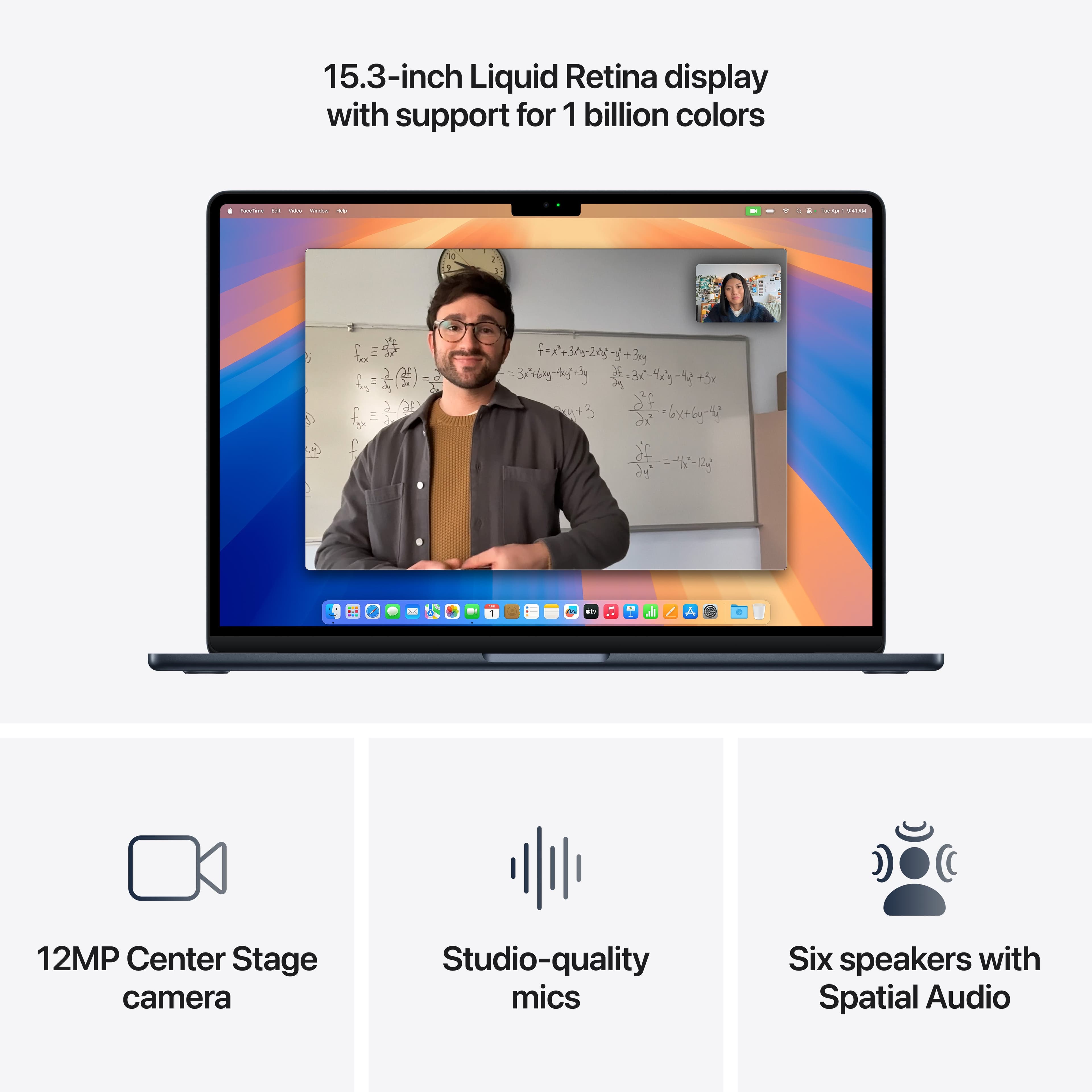 MacBook Air 15,3", Apple M4 10jádrové CPU, 10jádrové GPU, 24GB, 512GB SSD, CZ - temně inkoustový - náhled 5
