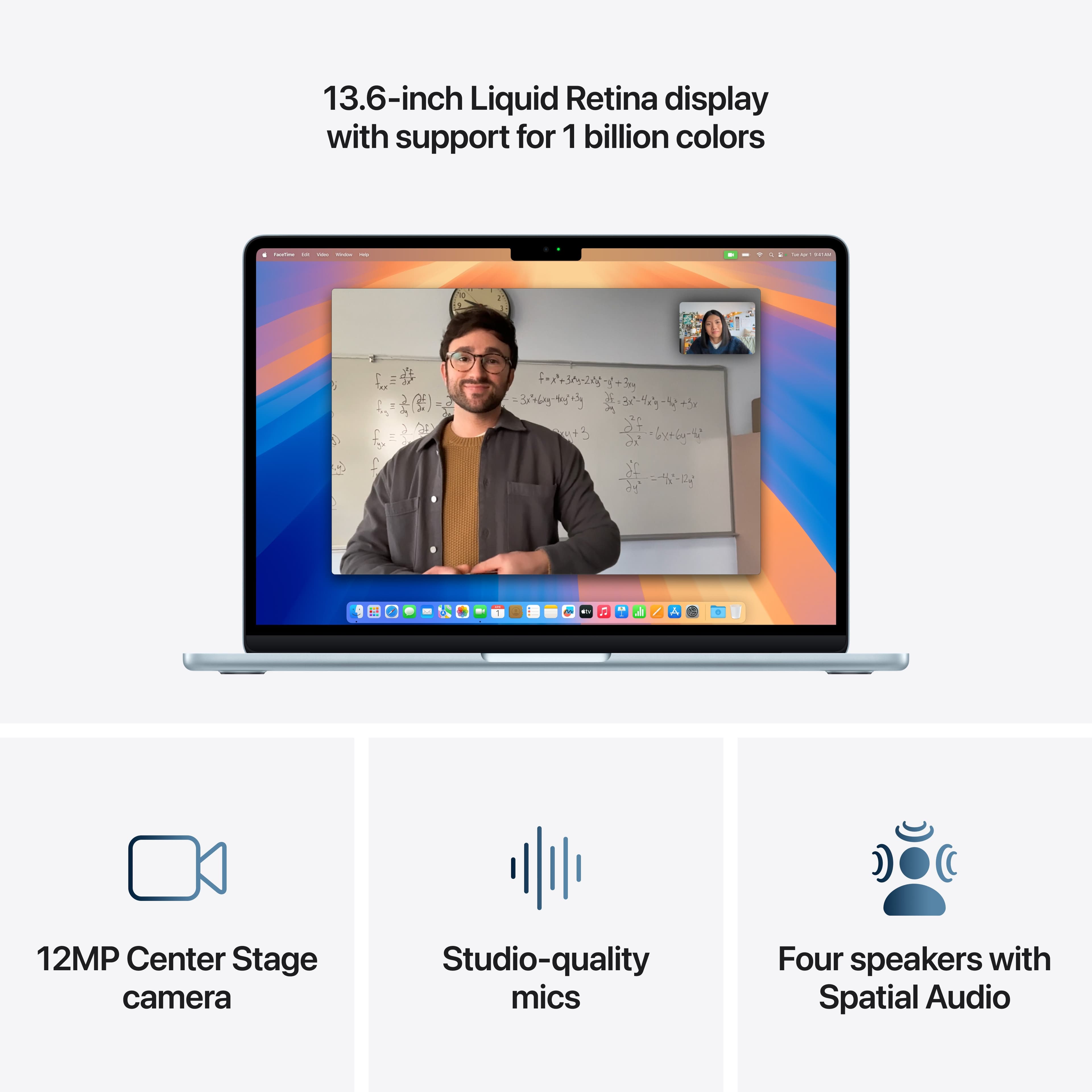 MacBook Air 13,6", Apple M4 10jádrové CPU, 8jádrové GPU, 16GB, 256GB SSD, CZ - blankytně modrý - náhled 5