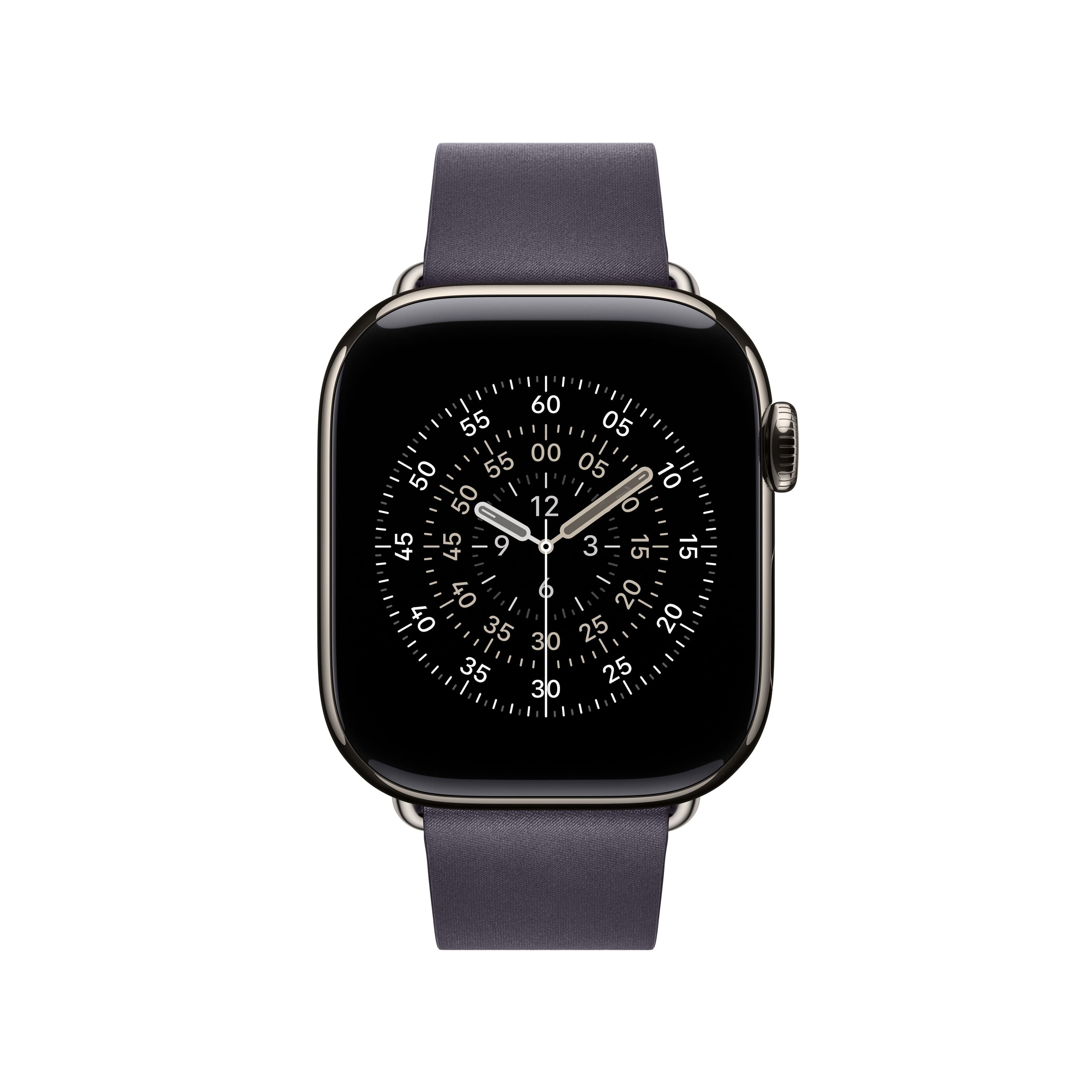 Řemínek pro Apple Watch 38/40/41/42 mm Apple půlnočně fialový s moderní přezkou - velký - náhled 3