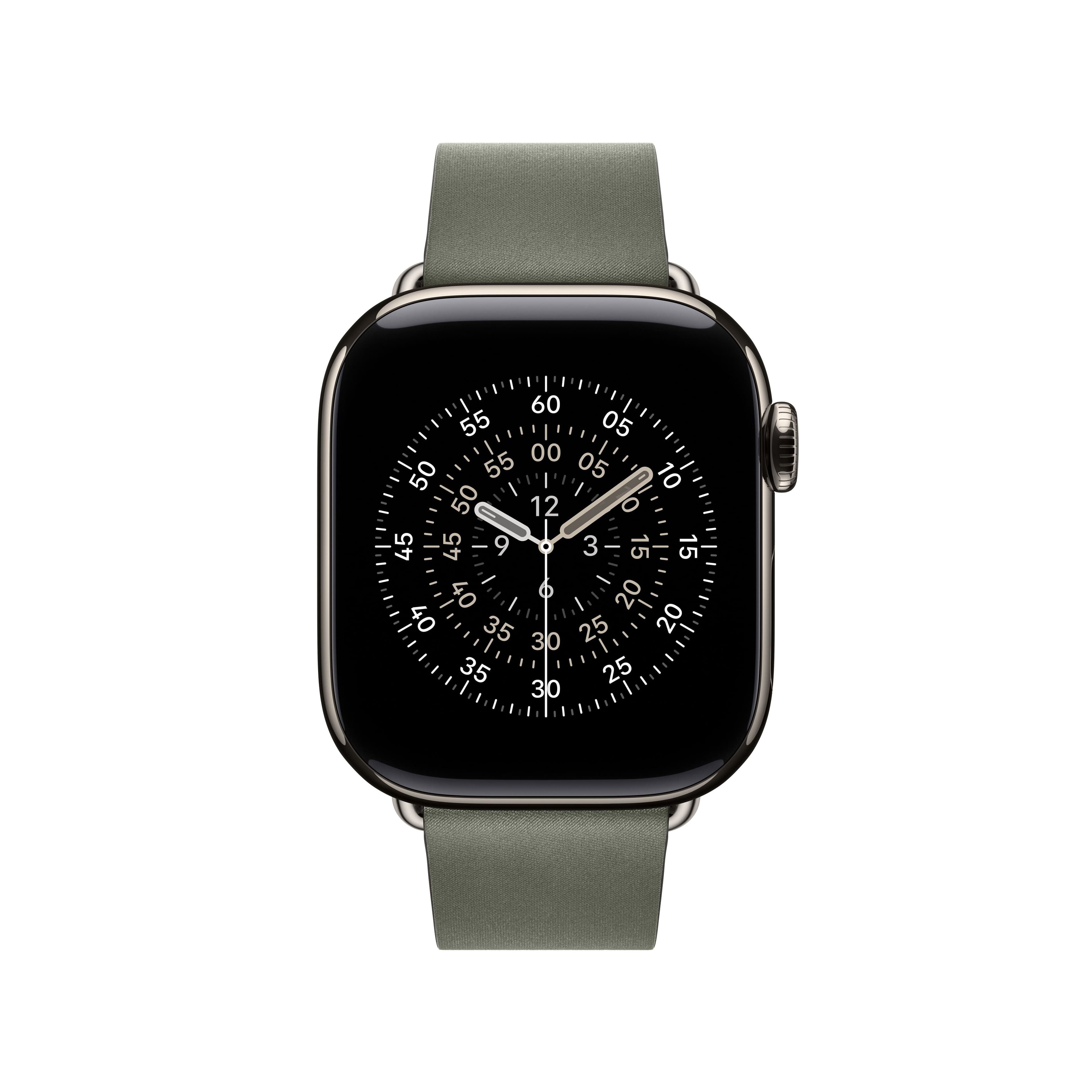Řemínek pro Apple Watch 38/40/41/42 mm Apple šalvějově šedý s moderní přezkou - malý - náhled 3
