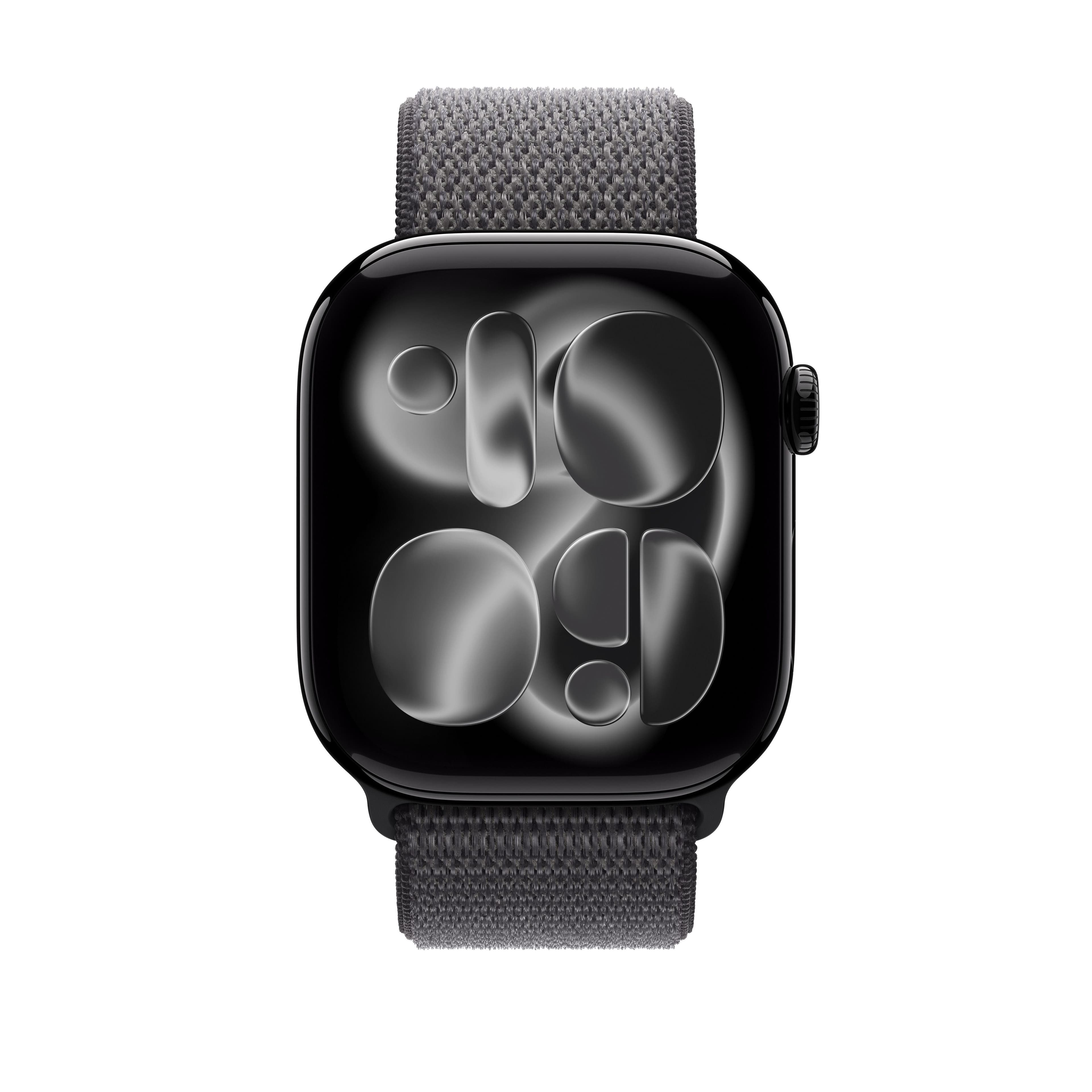 Řemínek pro Apple Watch 44/45/46/49 mm Apple tmavě šedý provlékací sportovní - náhled 3