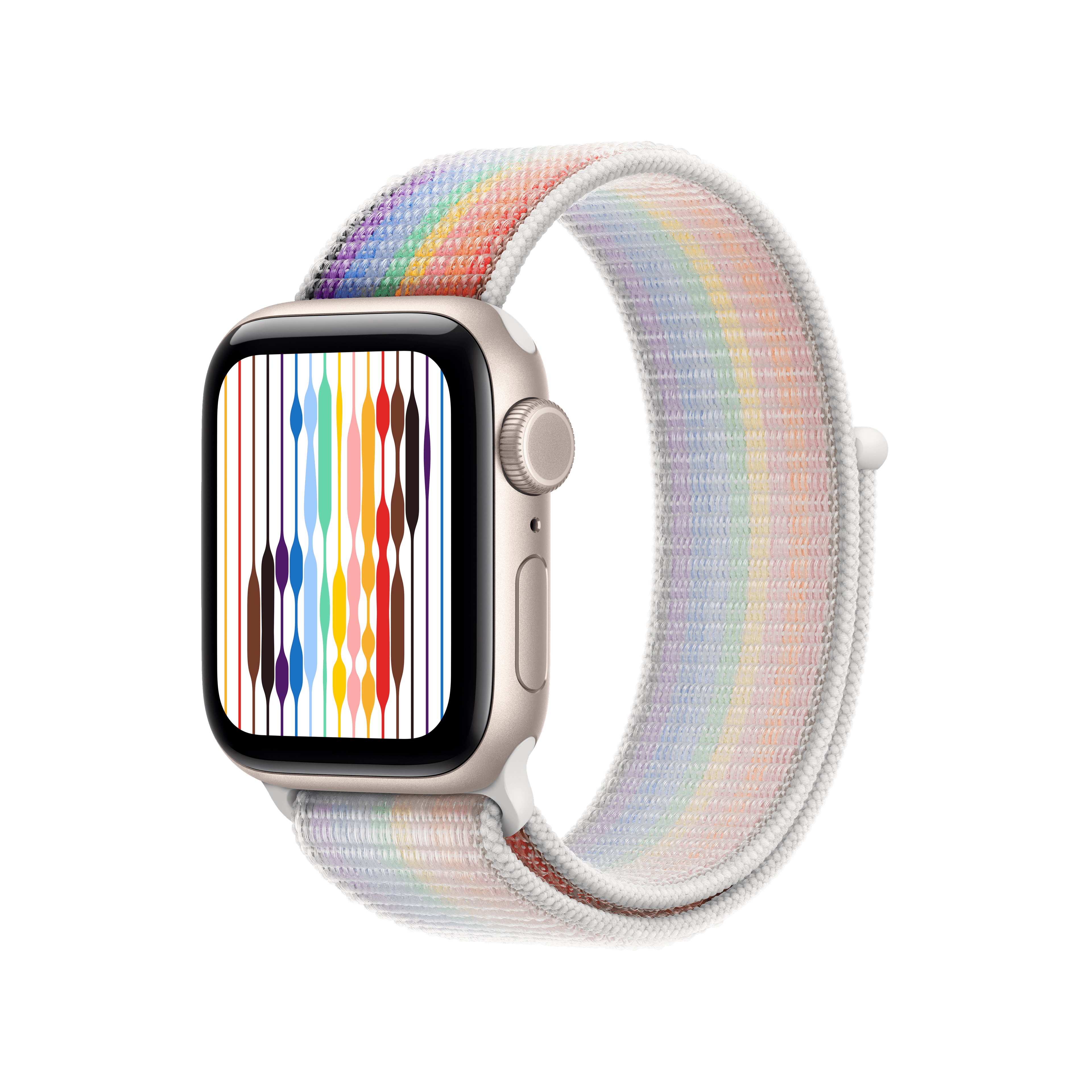 Řemínek pro Apple Watch 38/40/41/42 mm Apple provlékací sportovní Pride Edition - náhled 2