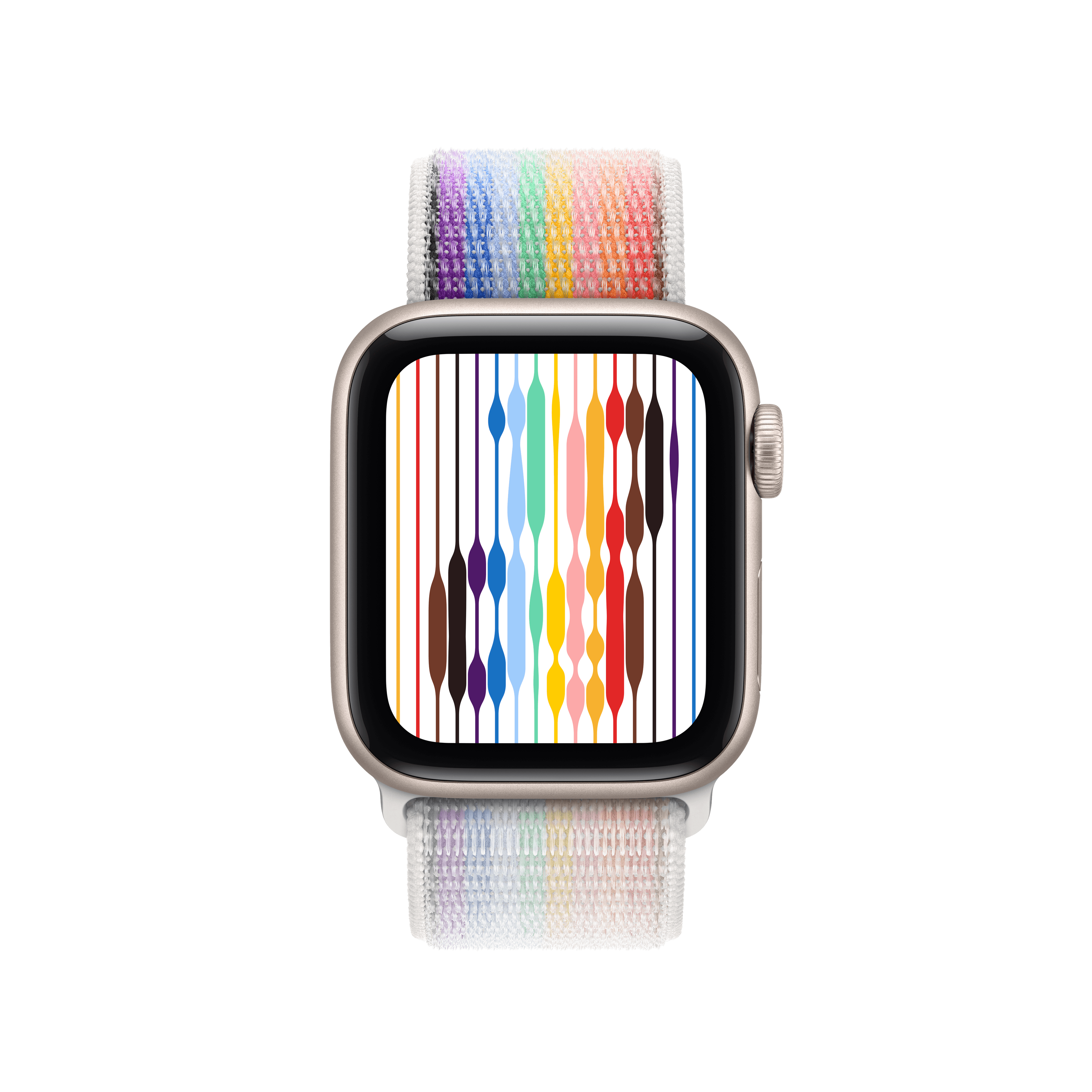 Řemínek pro Apple Watch 38/40/41/42 mm Apple provlékací sportovní Pride Edition - náhled 3