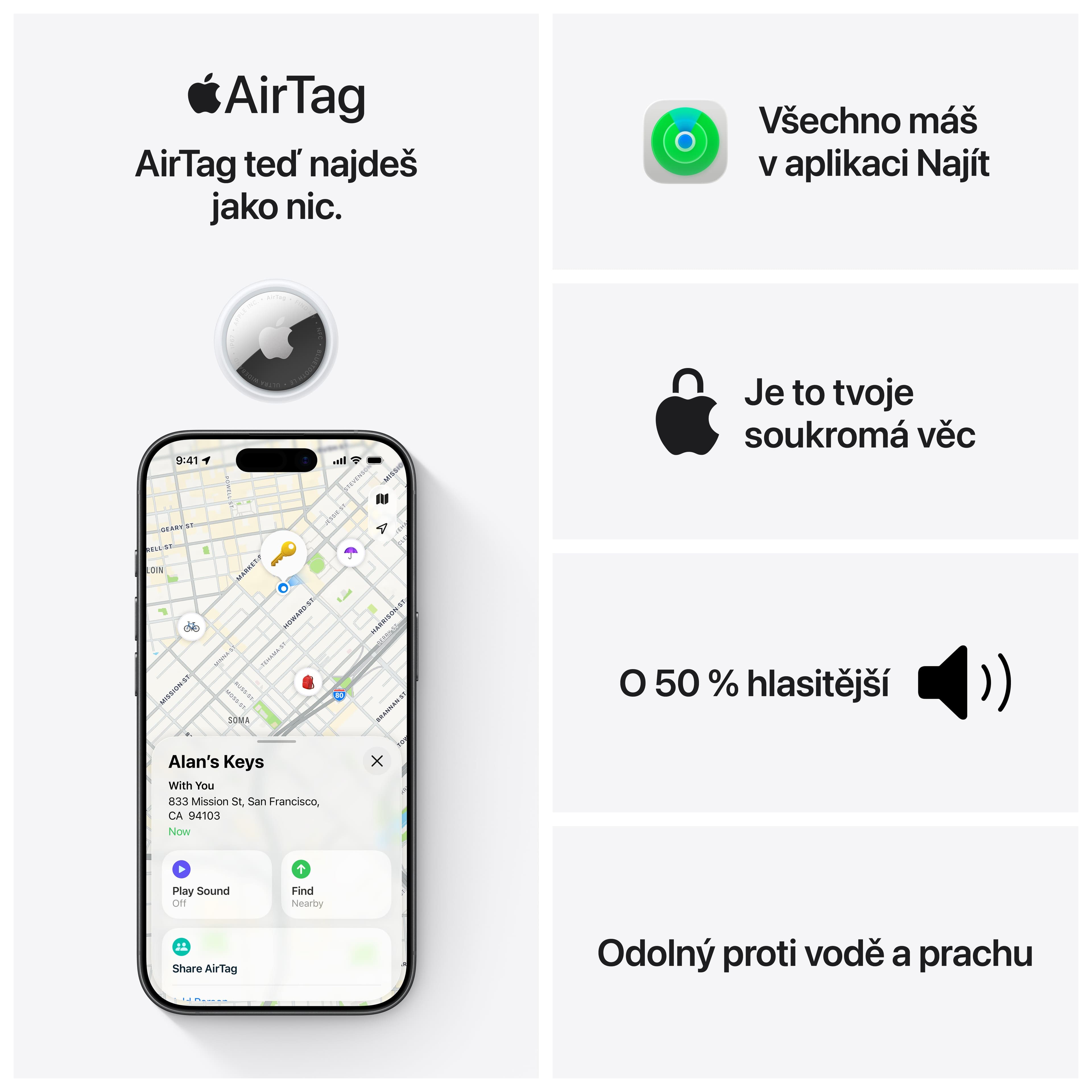 Apple AirTag (2. generace) - náhled 5