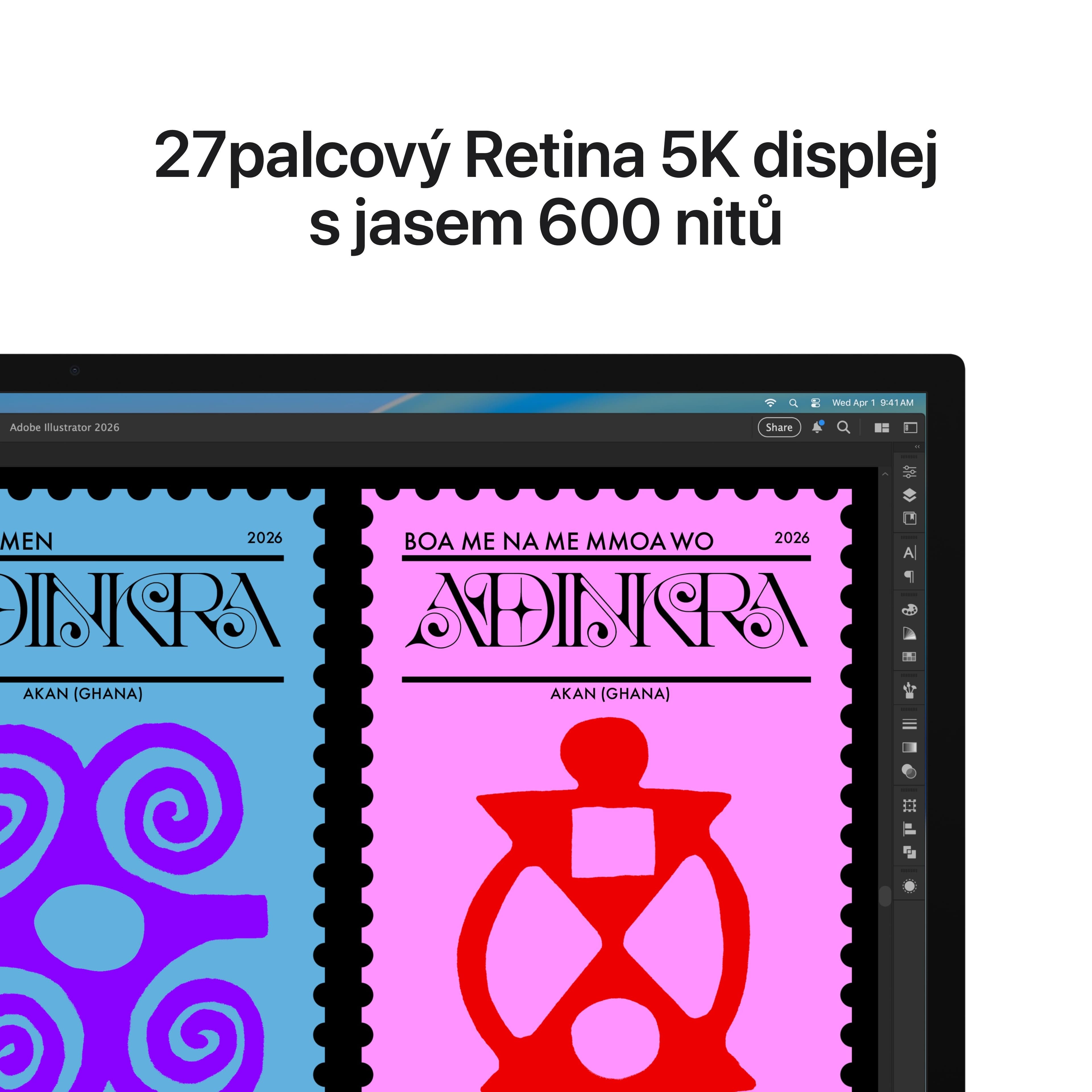 Studio Display – standardní sklo – montážní adaptér VESA (stojan není součástí balení) - náhled 3