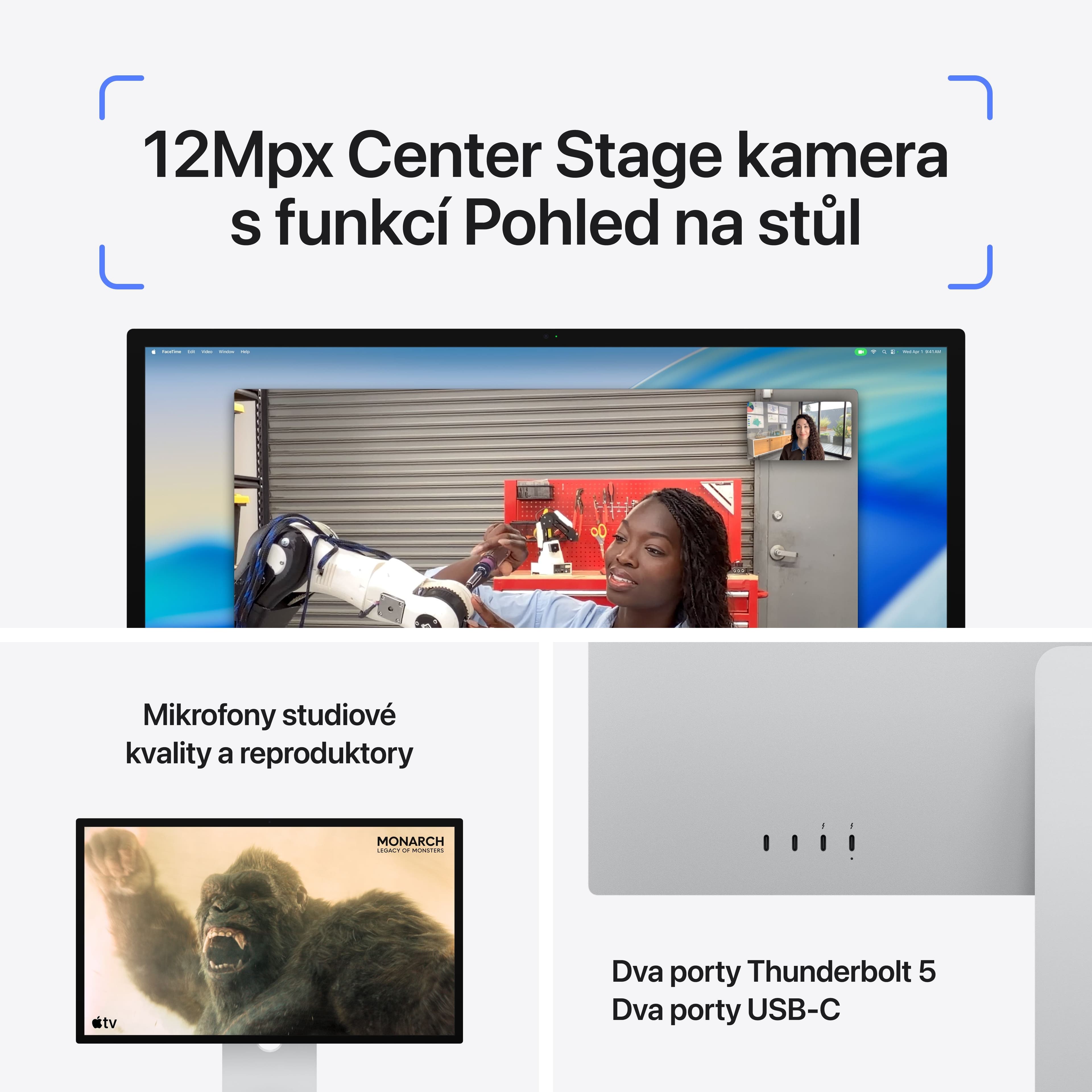 Studio Display – sklo s nanotexturou – stojan s nastavitelným náklonem a výškou - náhled 4