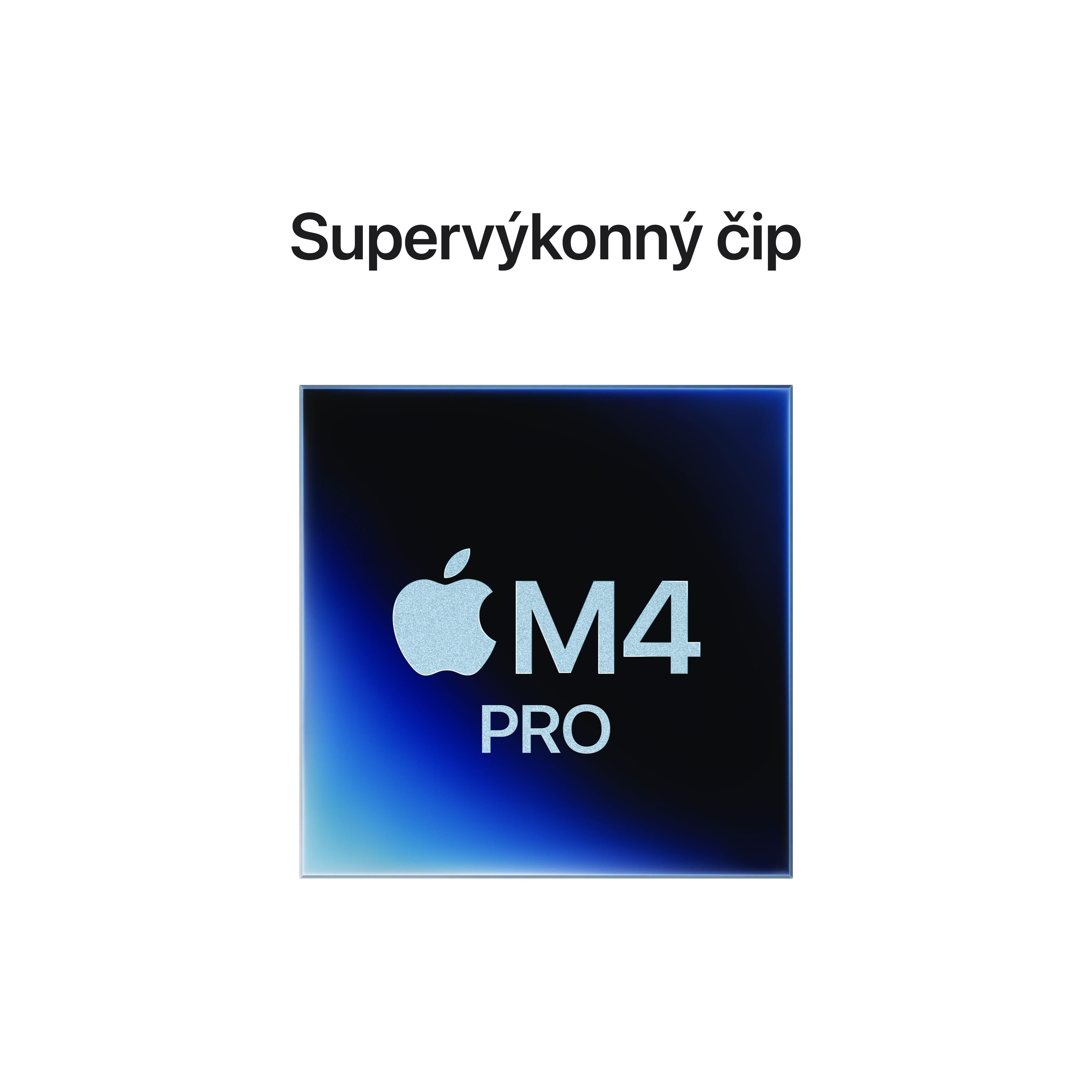 Mac mini, M4 Pro 12 CPU, 16 GPU, 24GB, 1TB SSD - stříbrný - náhled 3