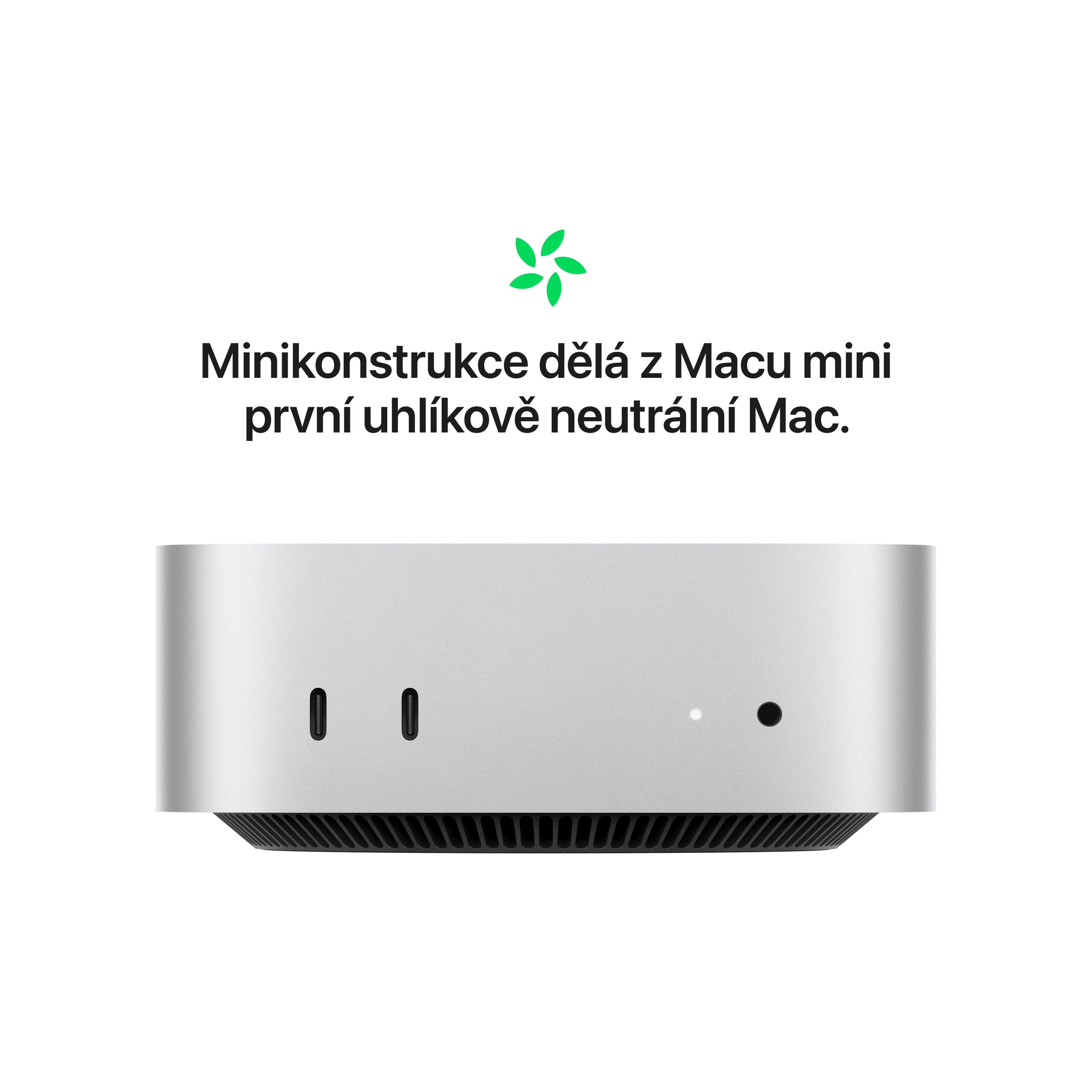 Mac mini, M4 Pro 12 CPU, 16 GPU, 24GB, 1TB SSD - stříbrný - náhled 5