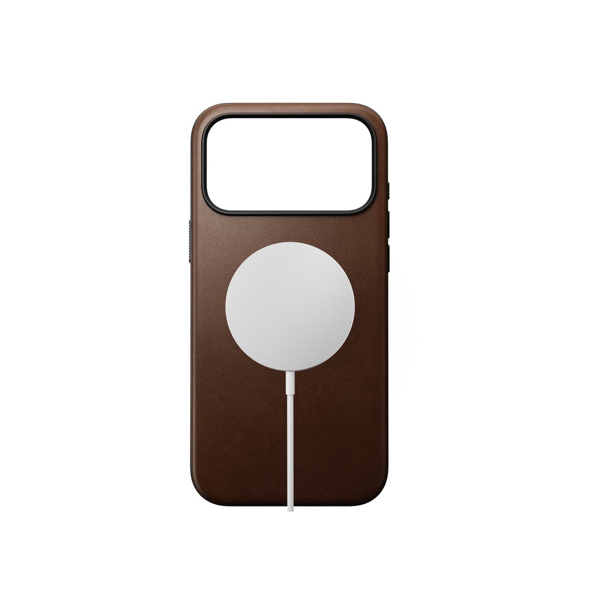 Kryt pro iPhone 17 Pro Max Nomad Modern Leather Case - hnědý - náhled 4