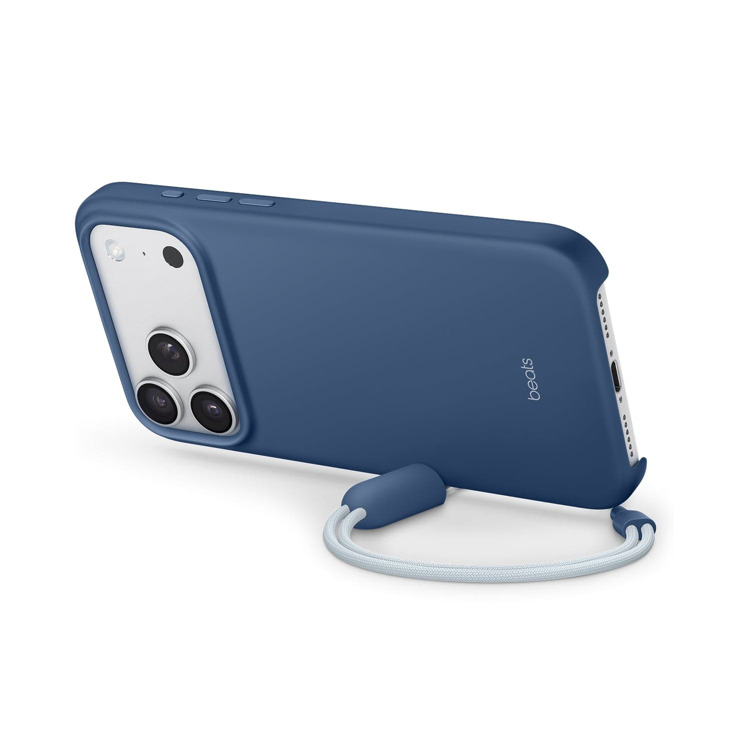Kryt se stojánkem pro iPhone 17 Pro Max Beats s MagSafe a ovladačem fotoaparátu - hlubinně modrý