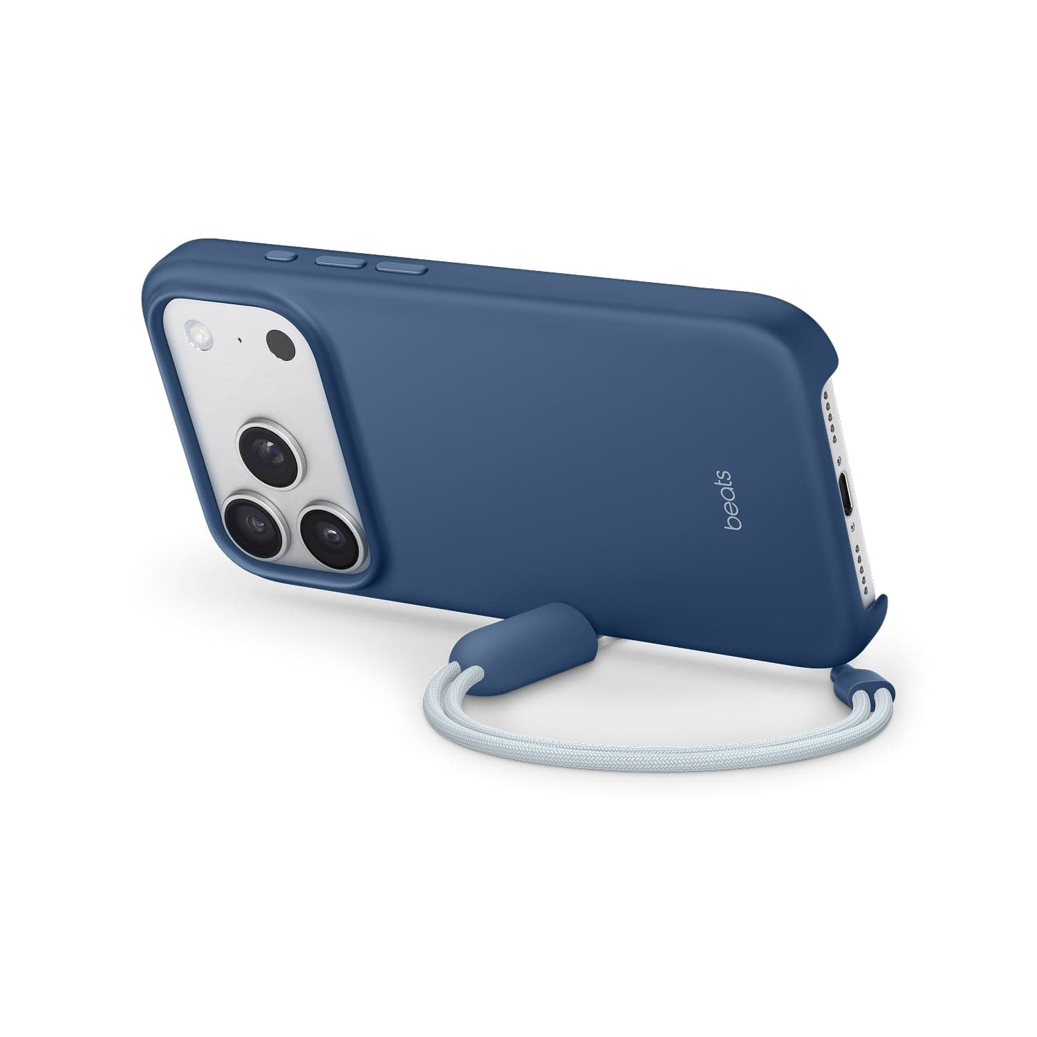 Kryt se stojánkem pro iPhone 17 Pro Beats s MagSafe a ovladačem fotoaparátu - hlubinně modrý