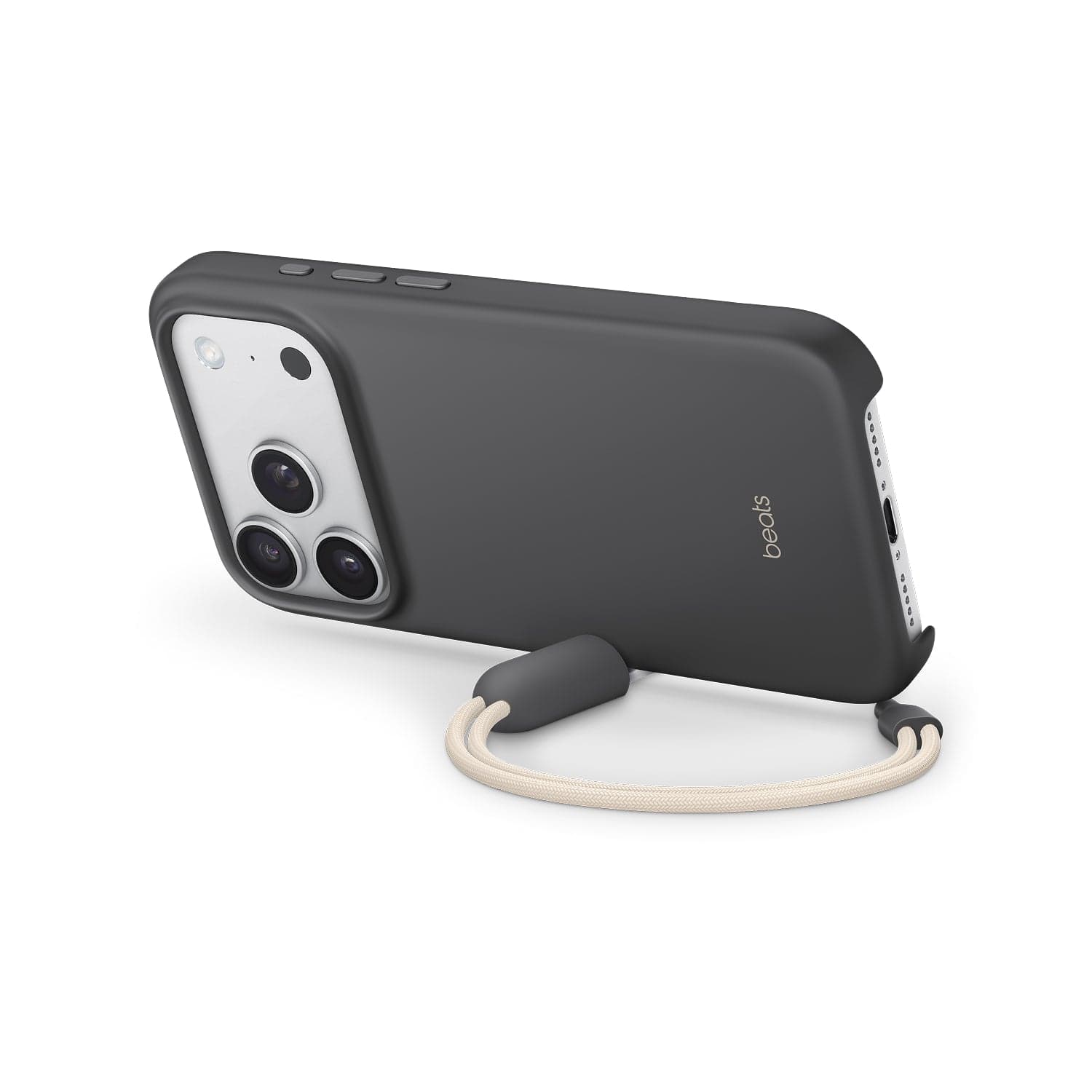 Kryt se stojánkem pro iPhone 17 Pro Beats s MagSafe a ovladačem fotoaparátu - granitově šedý