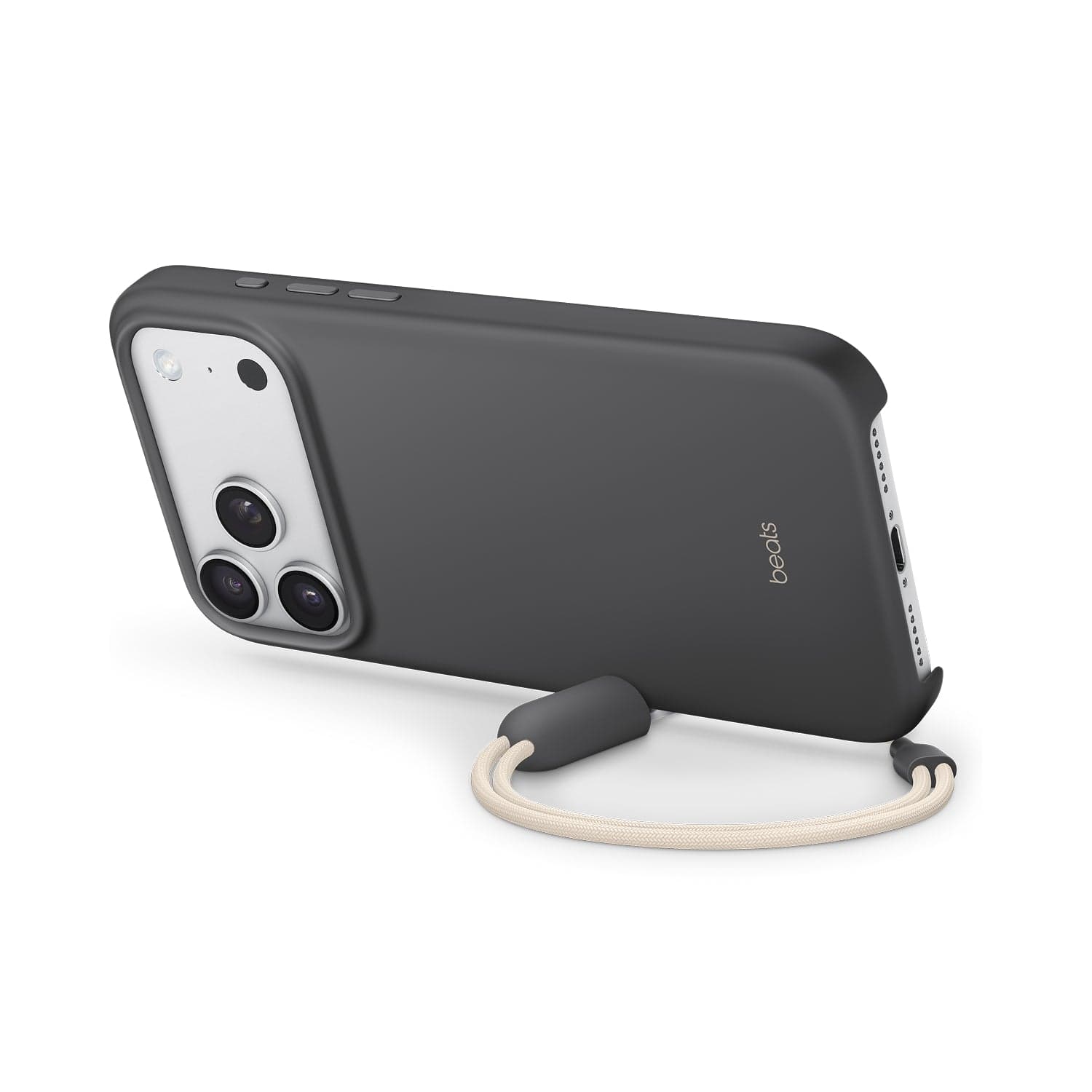 Kryt se stojánkem pro iPhone 17 Pro Max Beats s MagSafe a ovladačem fotoaparátu - granitově šedý