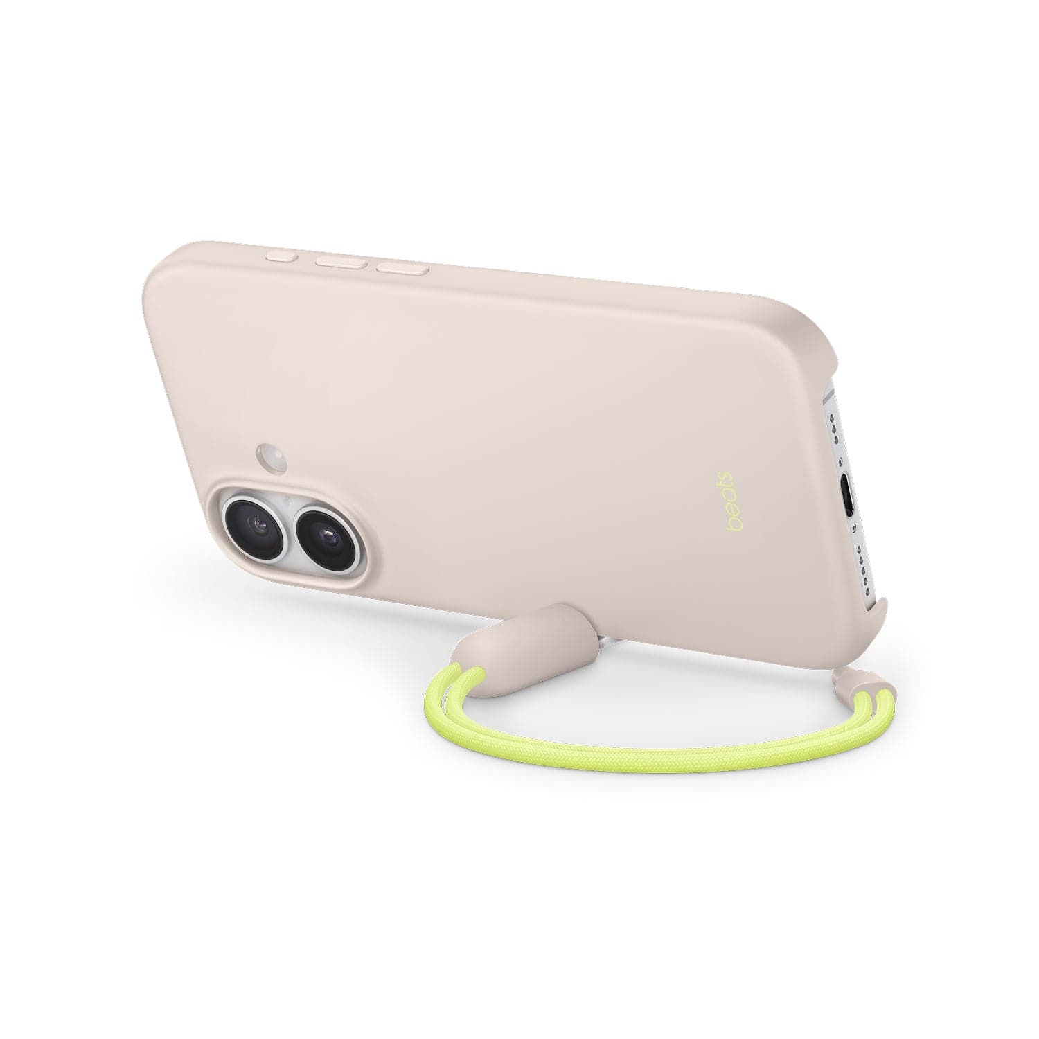 Kryt se stojánkem pro iPhone 17 Beats s MagSafe a ovladačem fotoaparátu - vápencově šedý