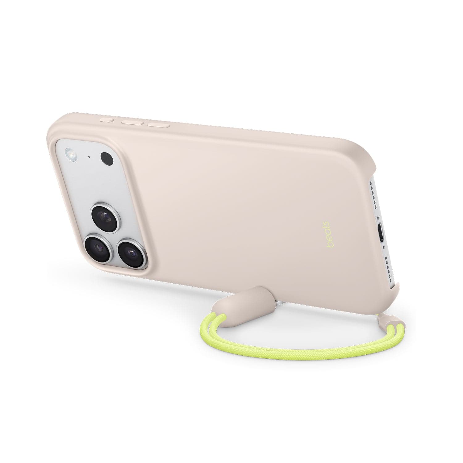 Kryt se stojánkem pro iPhone 17 Pro Max Beats s MagSafe a ovladačem fotoaparátu - vápencově šedý