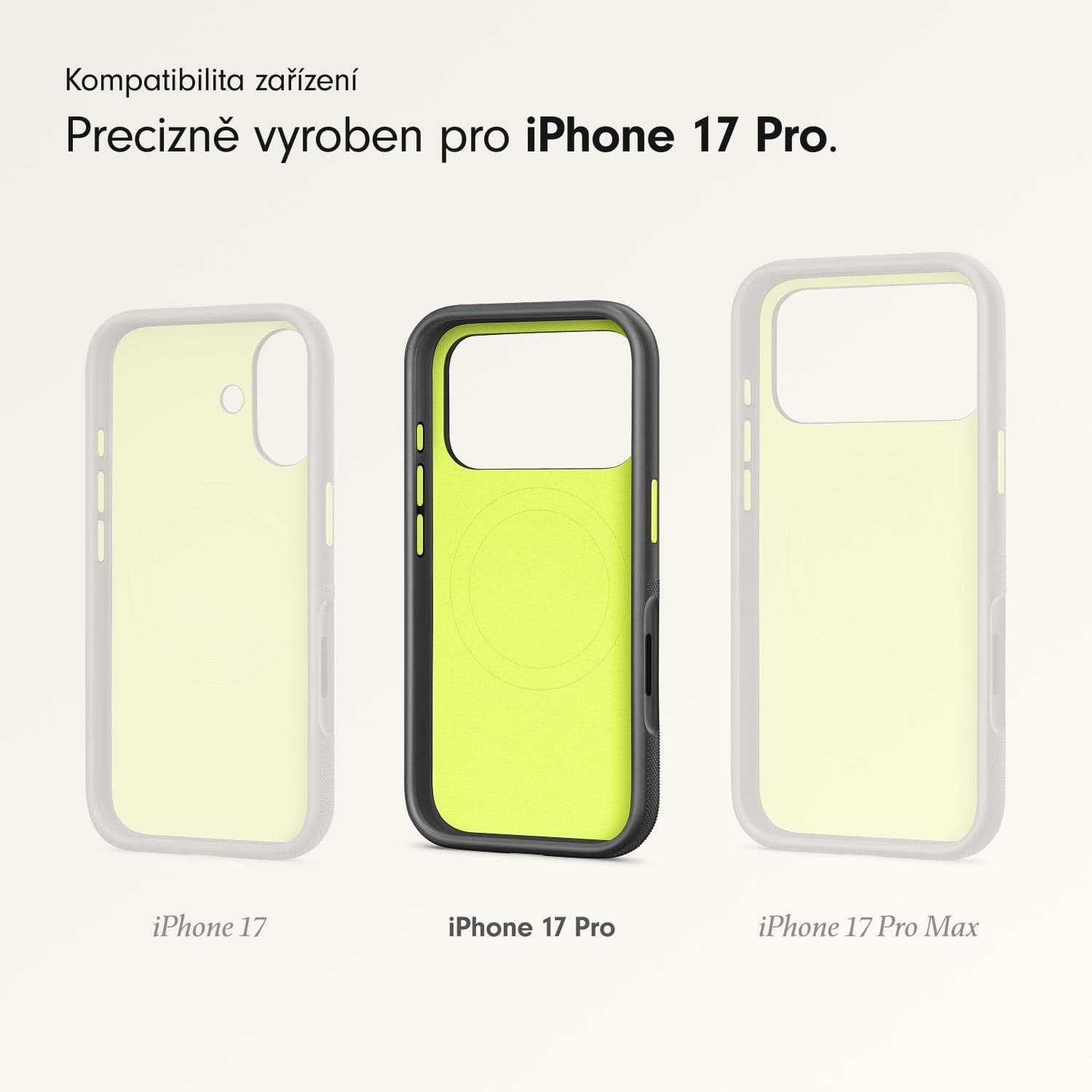 Odolný kryt pro iPhone 17 Beats Pro s MagSafe a ovladačem fotoaparátu - everest černý - náhled 3