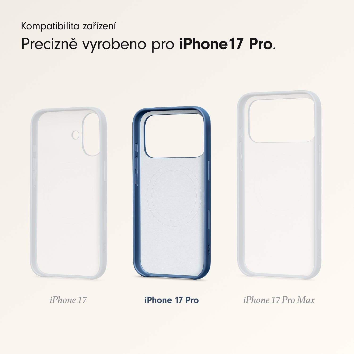 Kryt se stojánkem pro iPhone 17 Pro Beats s MagSafe a ovladačem fotoaparátu - hlubinně modrý - náhled 3