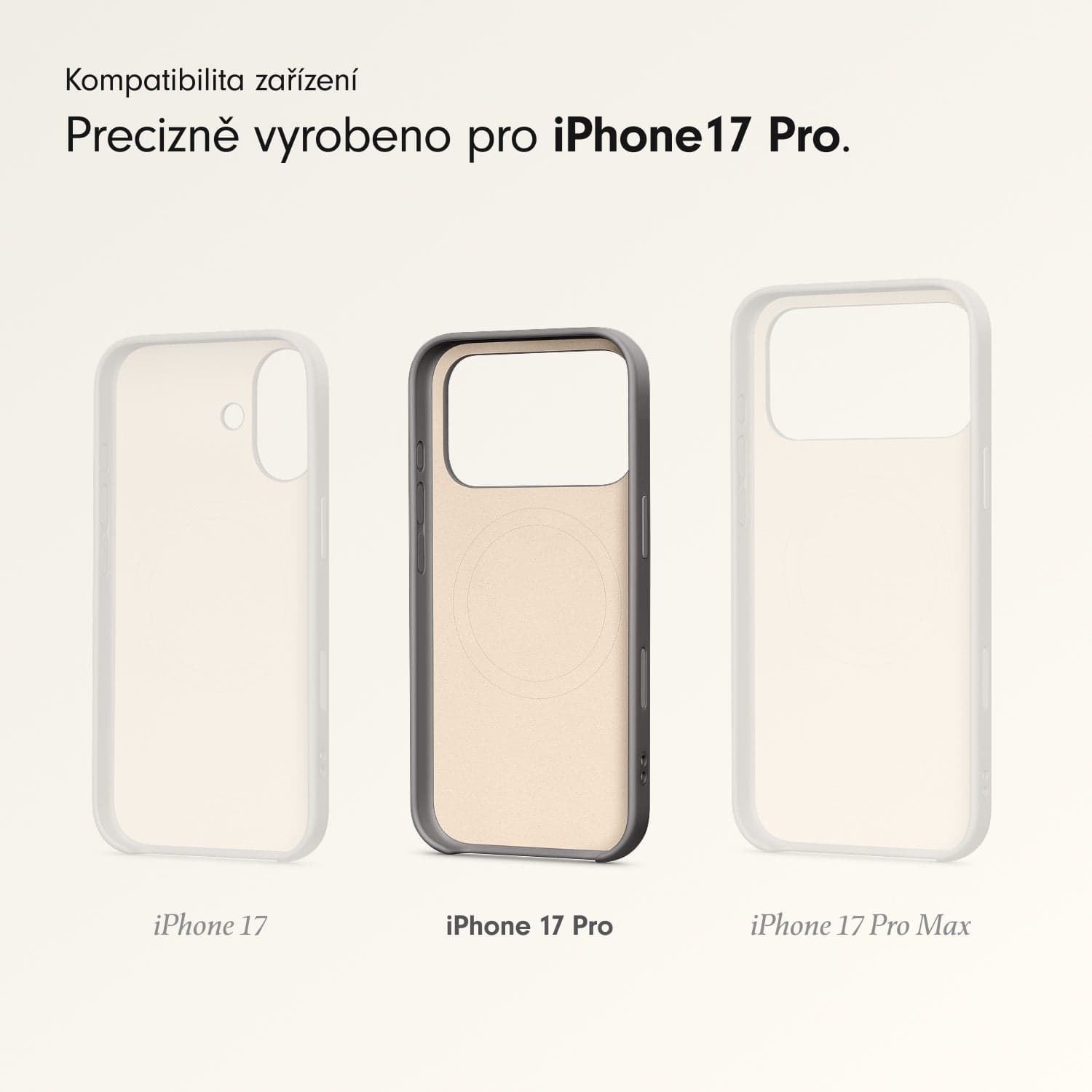 Kryt se stojánkem pro iPhone 17 Pro Beats s MagSafe a ovladačem fotoaparátu - granitově šedý - náhled 3