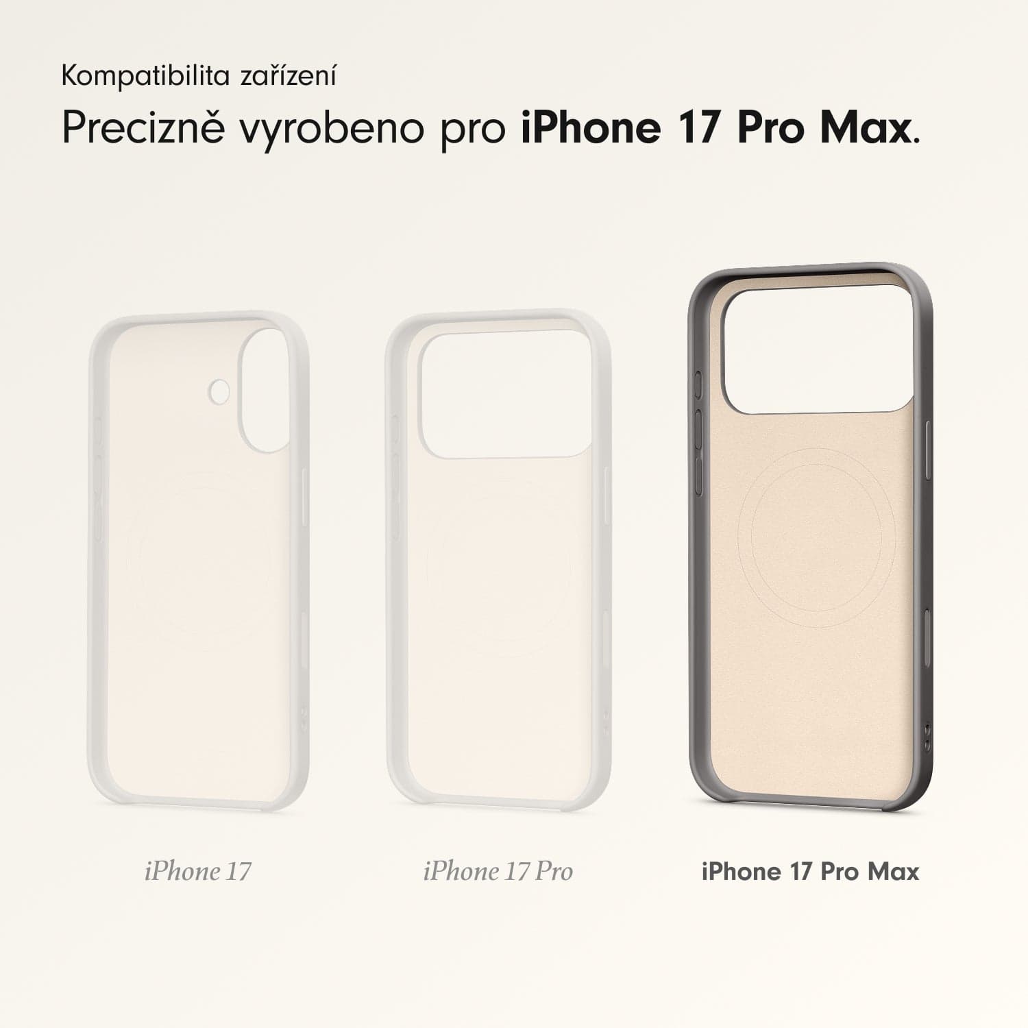 Kryt se stojánkem pro iPhone 17 Pro Max Beats s MagSafe a ovladačem fotoaparátu - granitově šedý - náhled 3