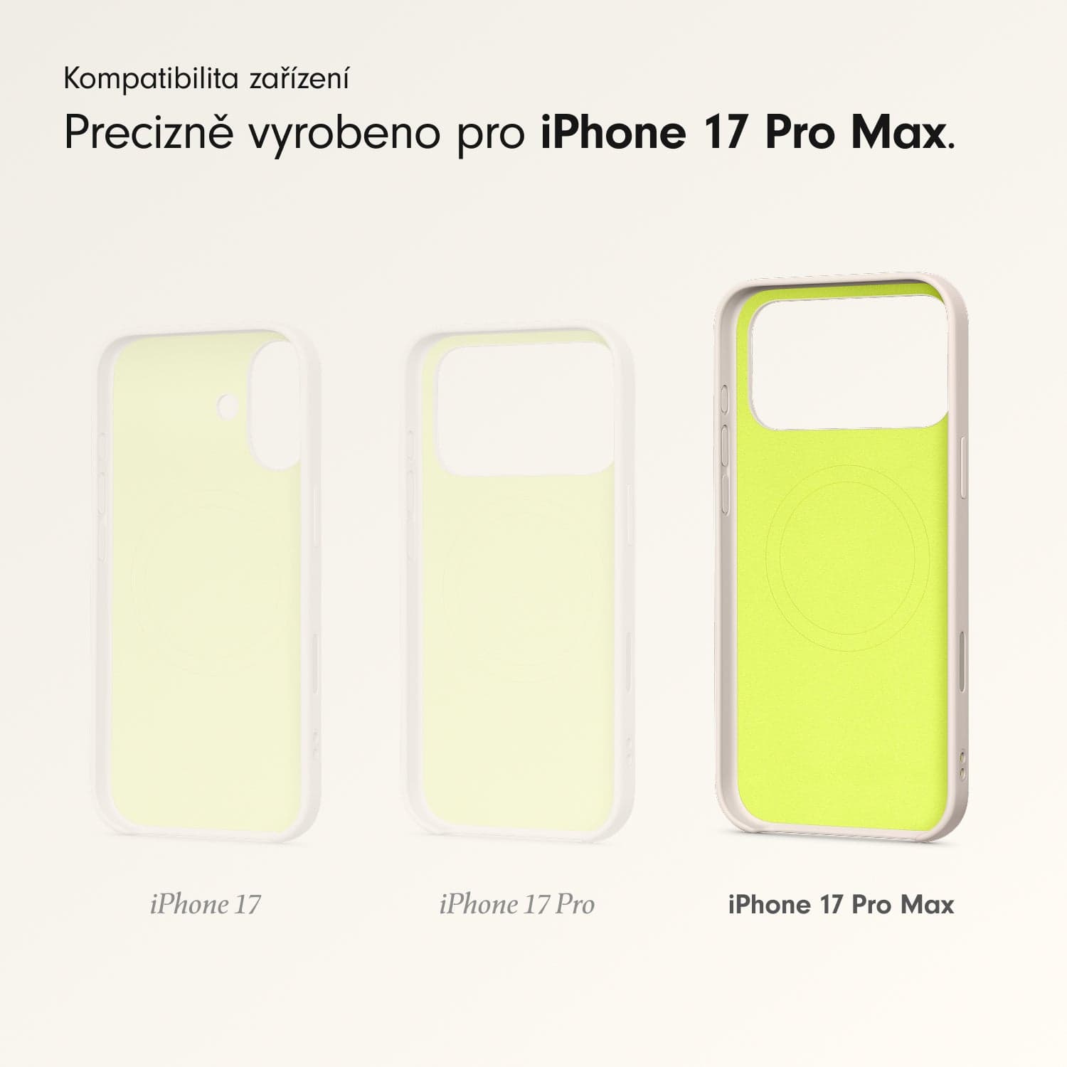 Kryt se stojánkem pro iPhone 17 Pro Max Beats s MagSafe a ovladačem fotoaparátu - vápencově šedý - náhled 3