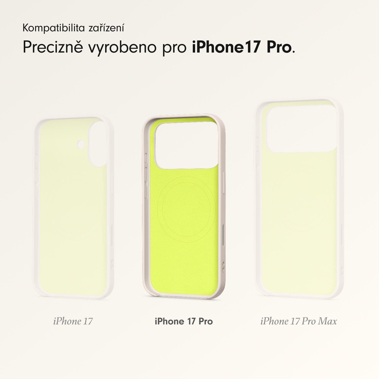 Kryt se stojánkem pro iPhone 17 Pro Beats s MagSafe a ovladačem fotoaparátu - vápencově šedý - náhled 3
