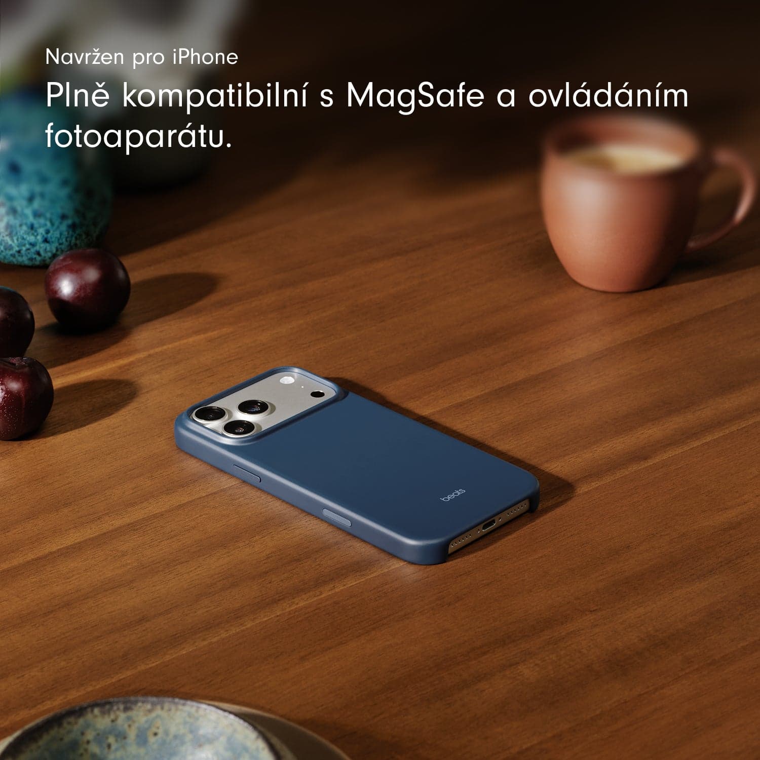 Kryt pro iPhone 17 Pro Max Beats s MagSafe a ovladačem fotoaparátu - hlubinně modrý - náhled 4