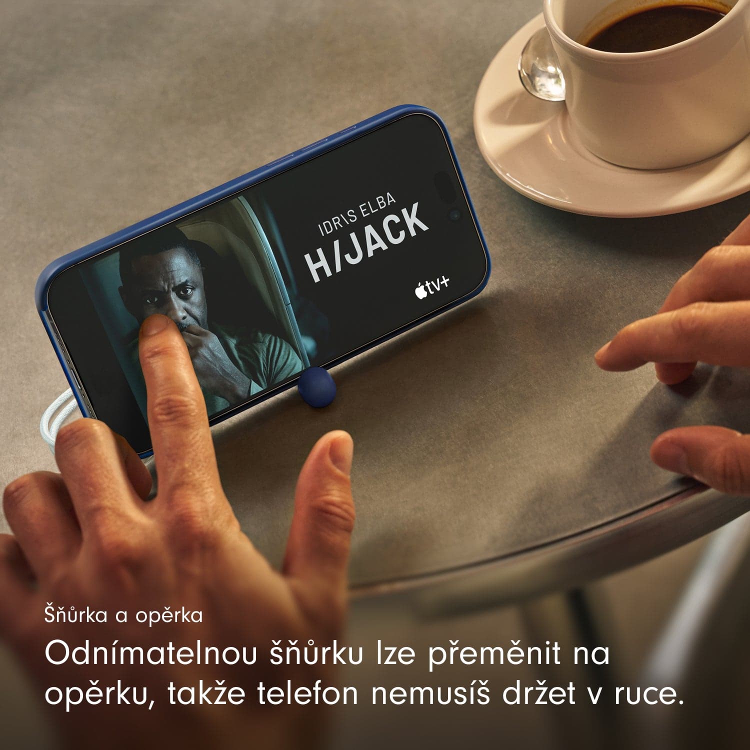 Kryt se stojánkem pro iPhone 17 Pro Max Beats s MagSafe a ovladačem fotoaparátu - hlubinně modrý - náhled 4