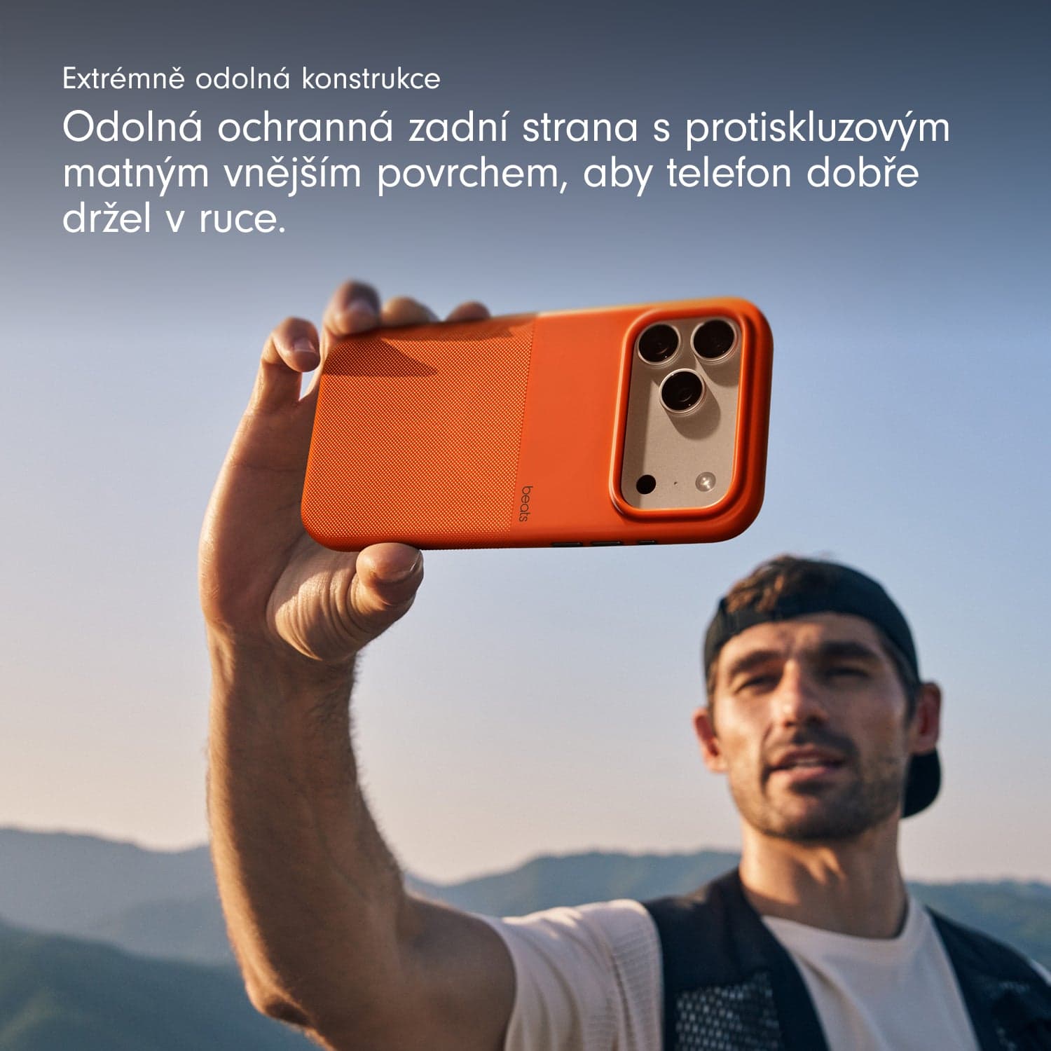 Odolný kryt pro iPhone 17 Pro Beats s MagSafe a ovladačem fotoaparátu - sierra oranžový - náhled 5