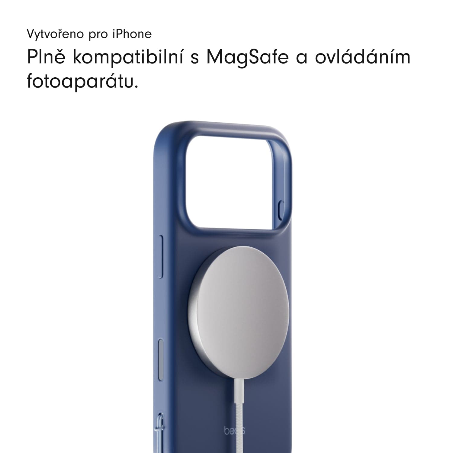 Kryt se stojánkem pro iPhone 17 Pro Beats s MagSafe a ovladačem fotoaparátu - hlubinně modrý - náhled 5