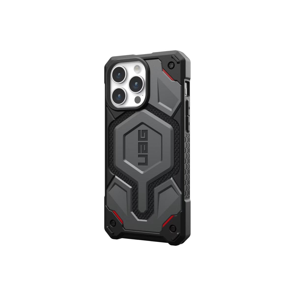 Extra odolný kryt s MagSafe pro iPhone 15 Pro Max UAG Monarch Pro Kevlar - černý - náhled 2