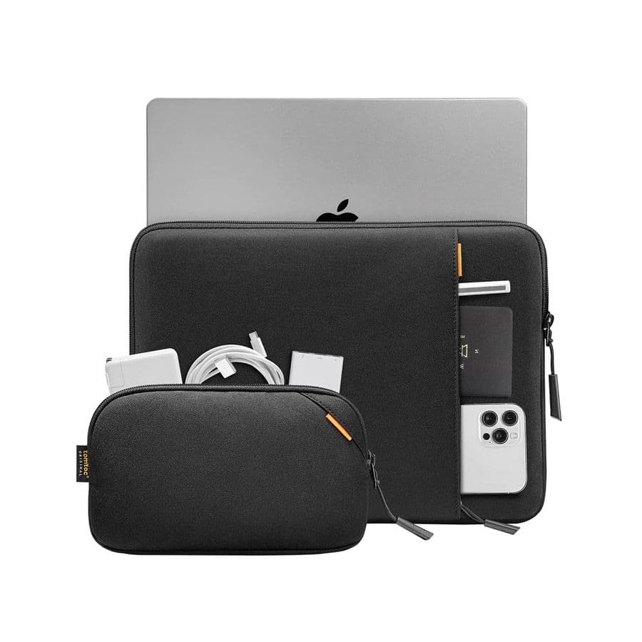 Brašna pro MacBook Pro 14" tomtoc Briefcase – černá - náhled 5