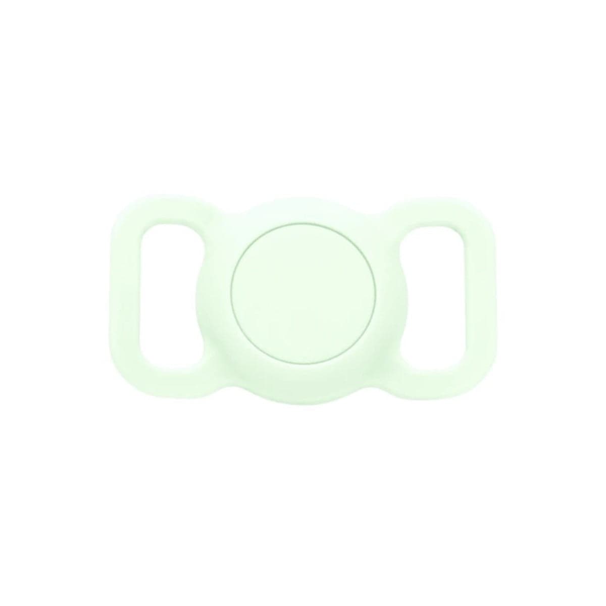 Obojek pro mazlíčky s držákem na AirTag Mobile Origin - svítící zelená