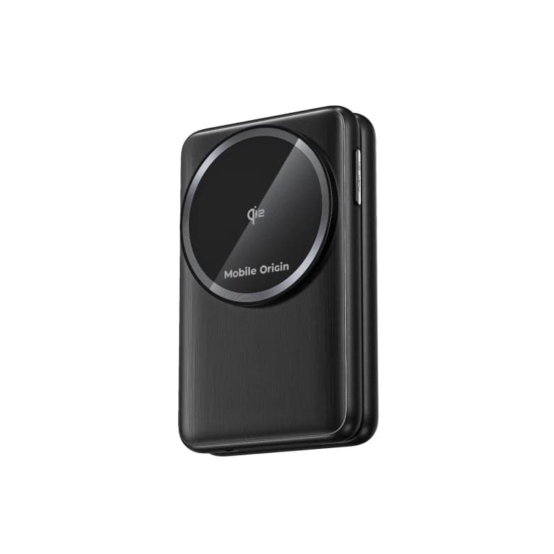 Bezdrátová nabíječka Mobile Origin 3in1 Foldable Qi2 Charger PW8 - černá - náhled 2