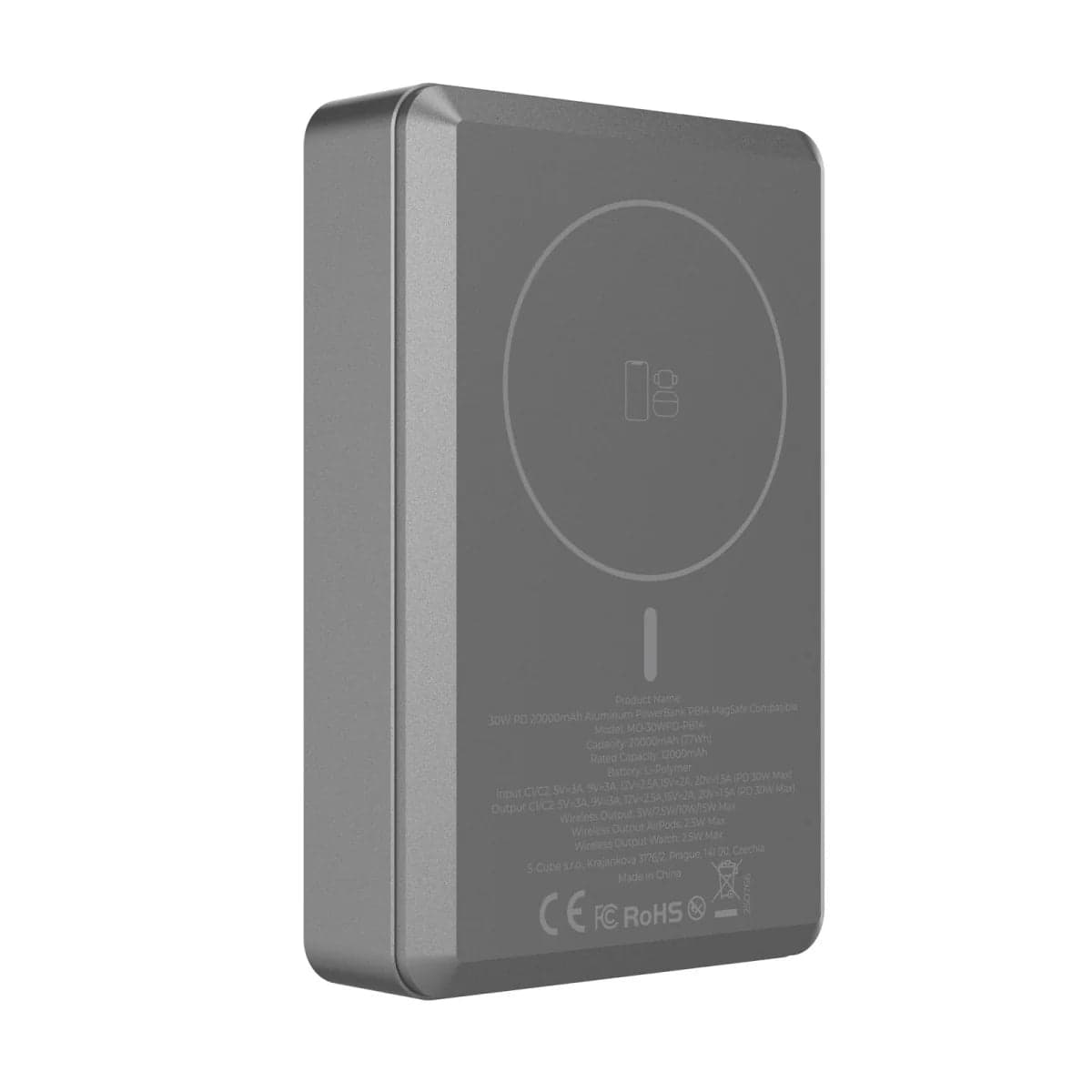 30W PD Hliníková MagSafe powerbanka Mobile Origin PB14 20 000 mAh - náhled 3